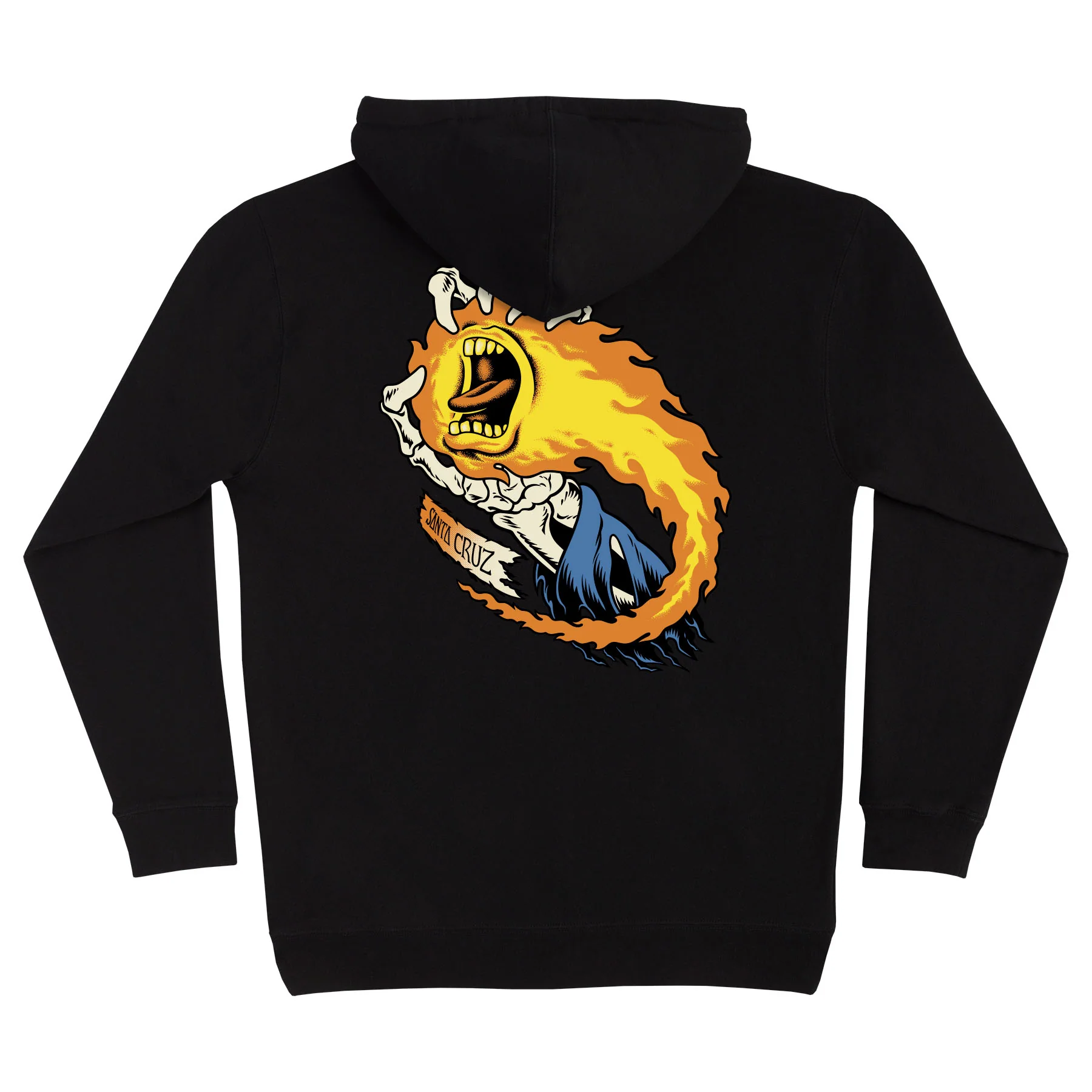 O'Brien Screaming Reaper Mens Santa Cruz Hoodie - Image 4