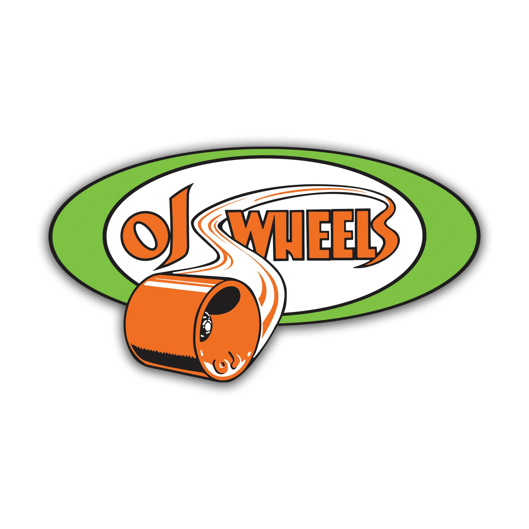 OJ Wheels Retro 5in OJ Stickers (25 Pack)