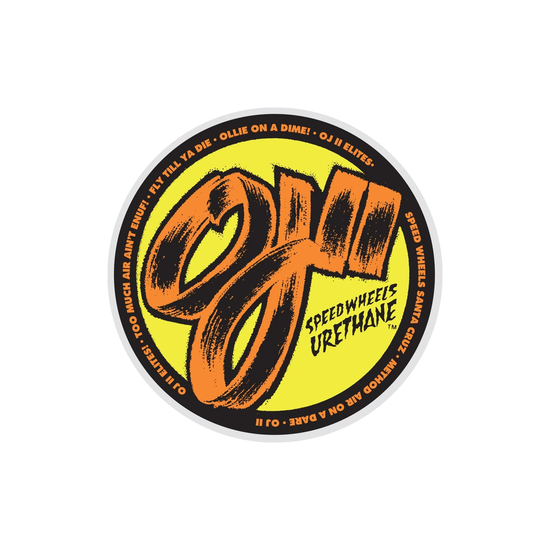 Speedwheels Elite 3.5in OJ Stickers (25 Pack)