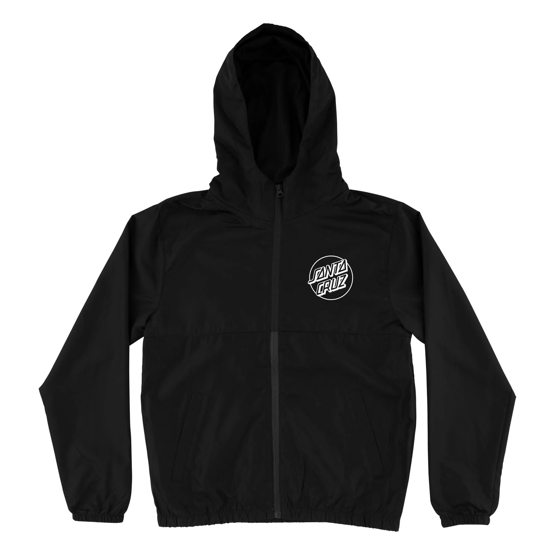 Opus Dot Santa Cruz Youth Hooded Windbreaker Jacket