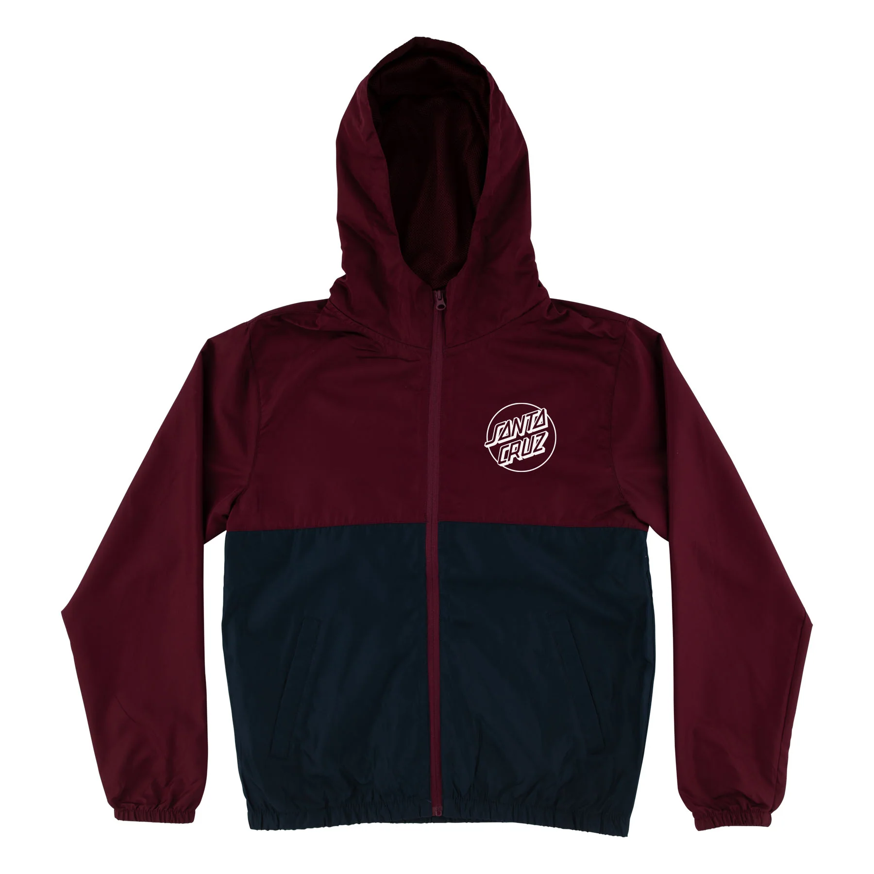 Opus Dot Santa Cruz Youth Hooded Windbreaker Jacket - Image 5