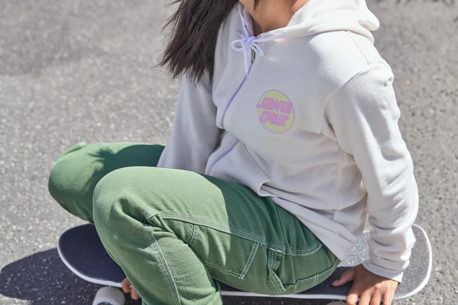 Other Dot Womens Santa Cruz Zip Hoodie - Image 4