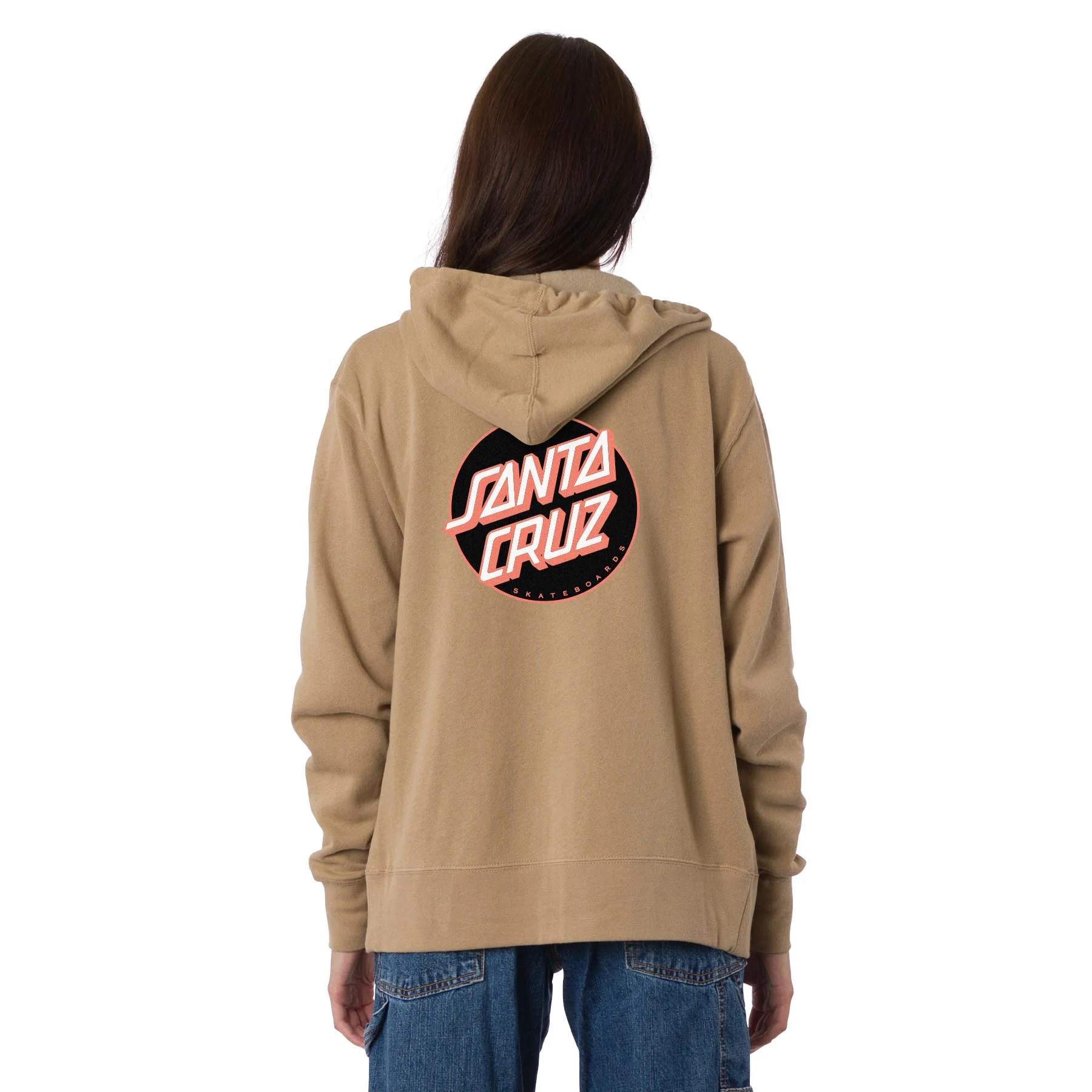 Other Dot Womens Santa Cruz Zip Hoodie - Image 6