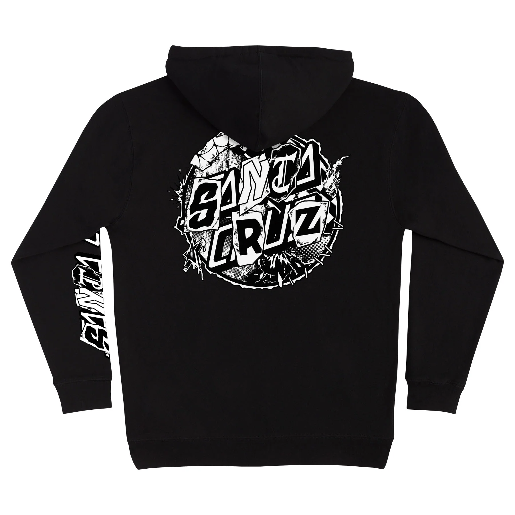 Pay Off Dot Mens Santa Cruz Hoodie - Image 2