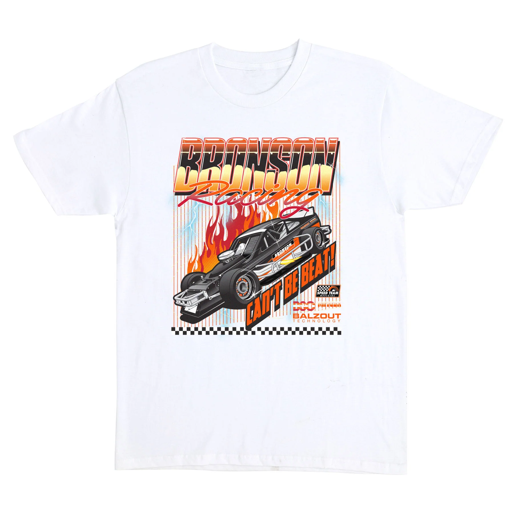 Racing Raw Mens Bronson T-Shirt - Image 3