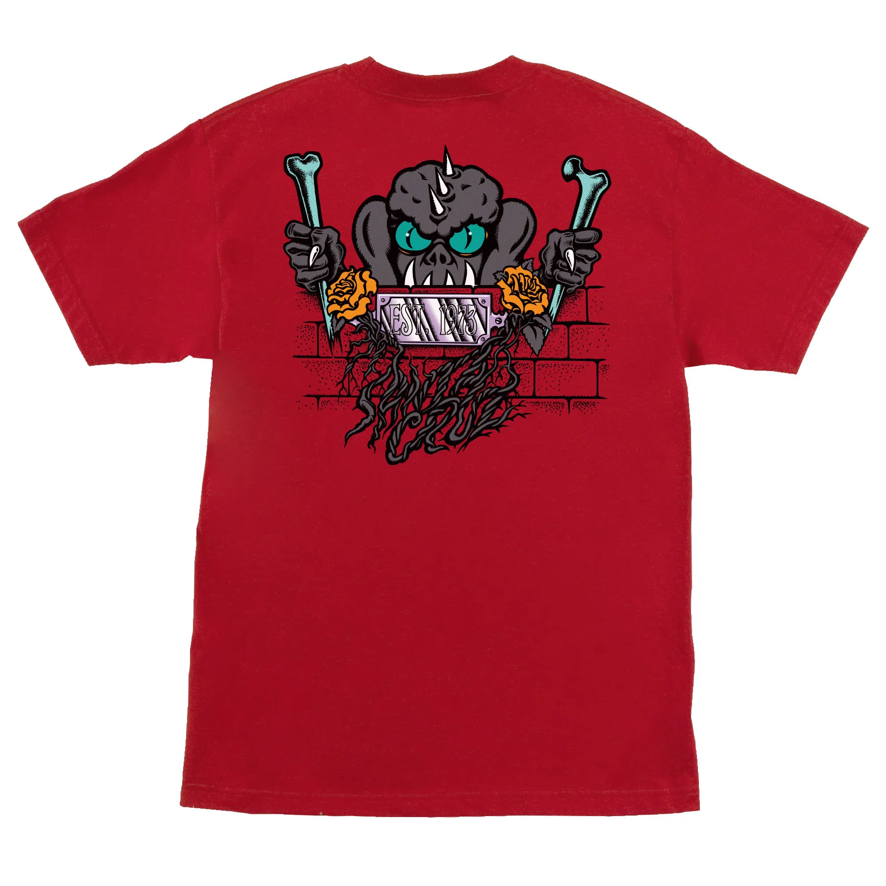 Rankine Monster Mens Santa Cruz T-Shirt - Image 4