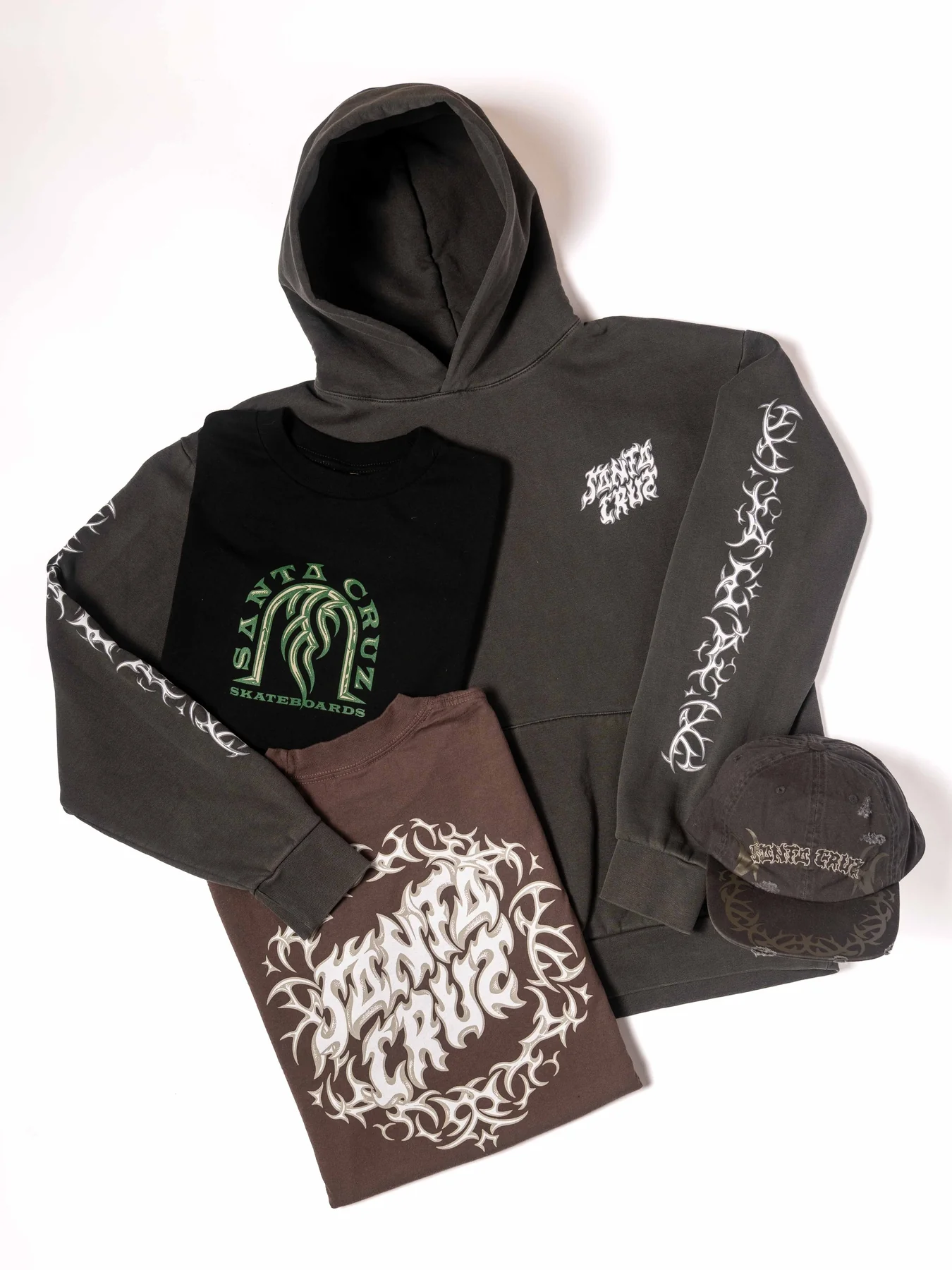 Razor Dot Center Mens Santa Cruz Hoodie - Image 5