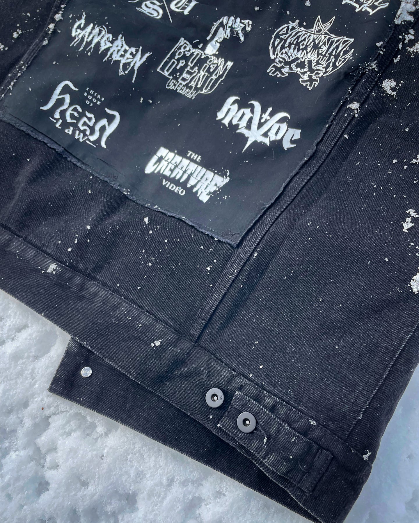 Resurrection Mens Creature Denim Vest - Image 9