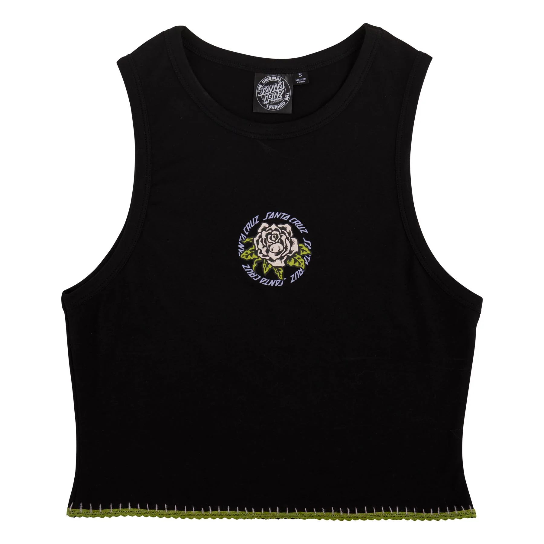 Ringed Arrangement Womens Santa Cruz Tank Top - Image 3
