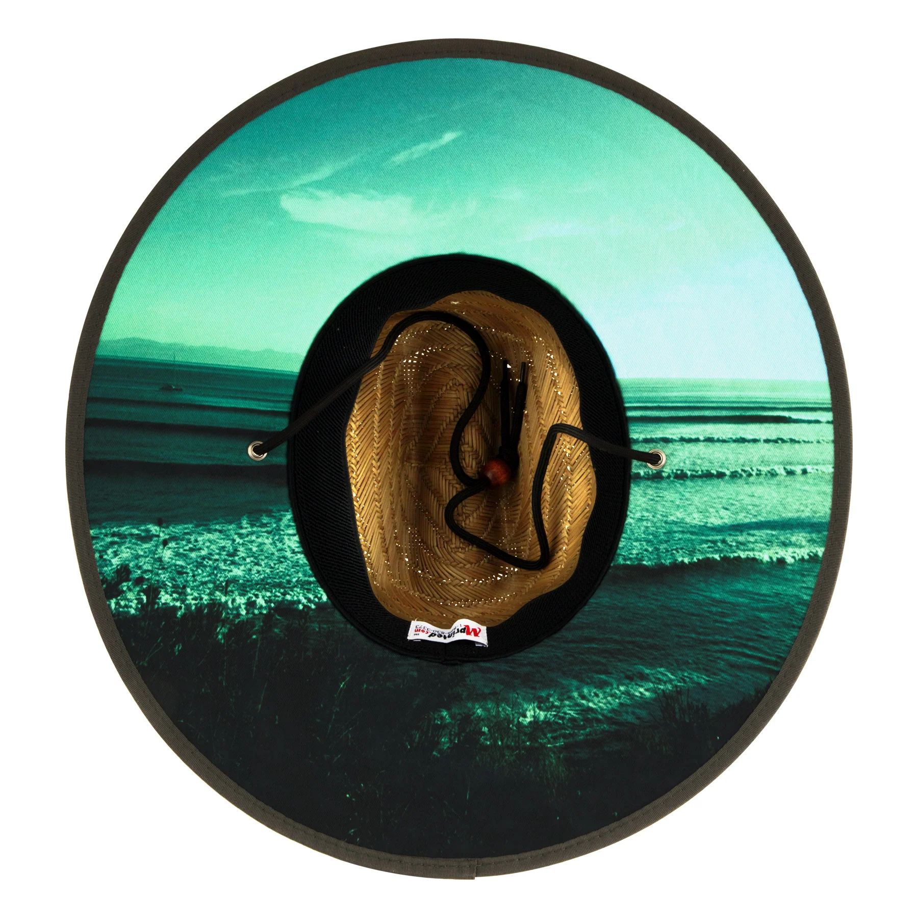 Ringed Homebreak Santa Cruz Straw Sun Hat - Image 2