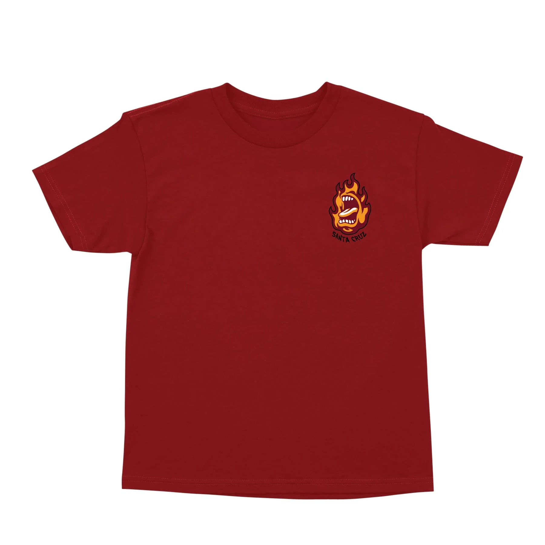 Ringed Screaming Flame Youth Santa Cruz T-Shirt - Image 3