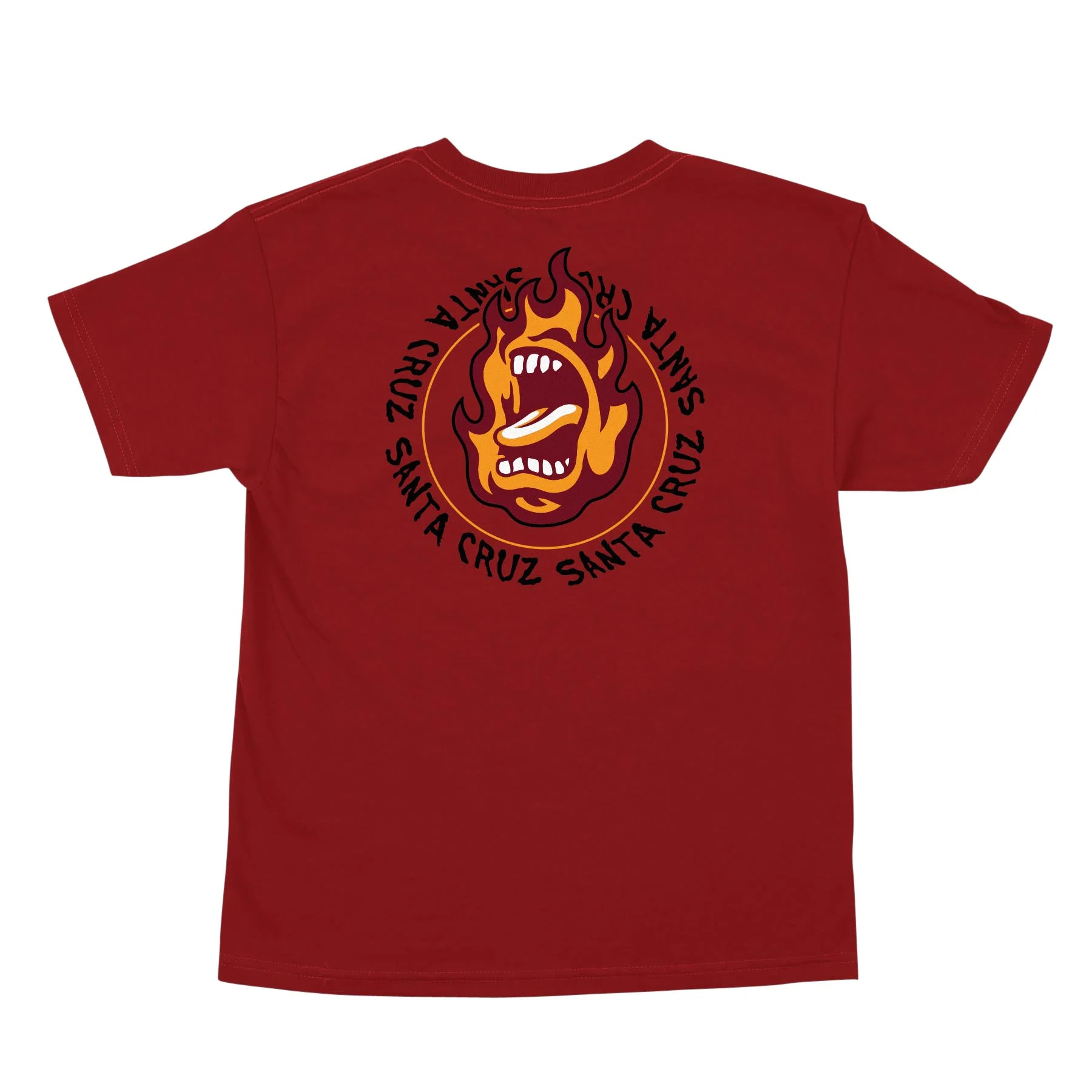 Ringed Screaming Flame Youth Santa Cruz T-Shirt - Image 4