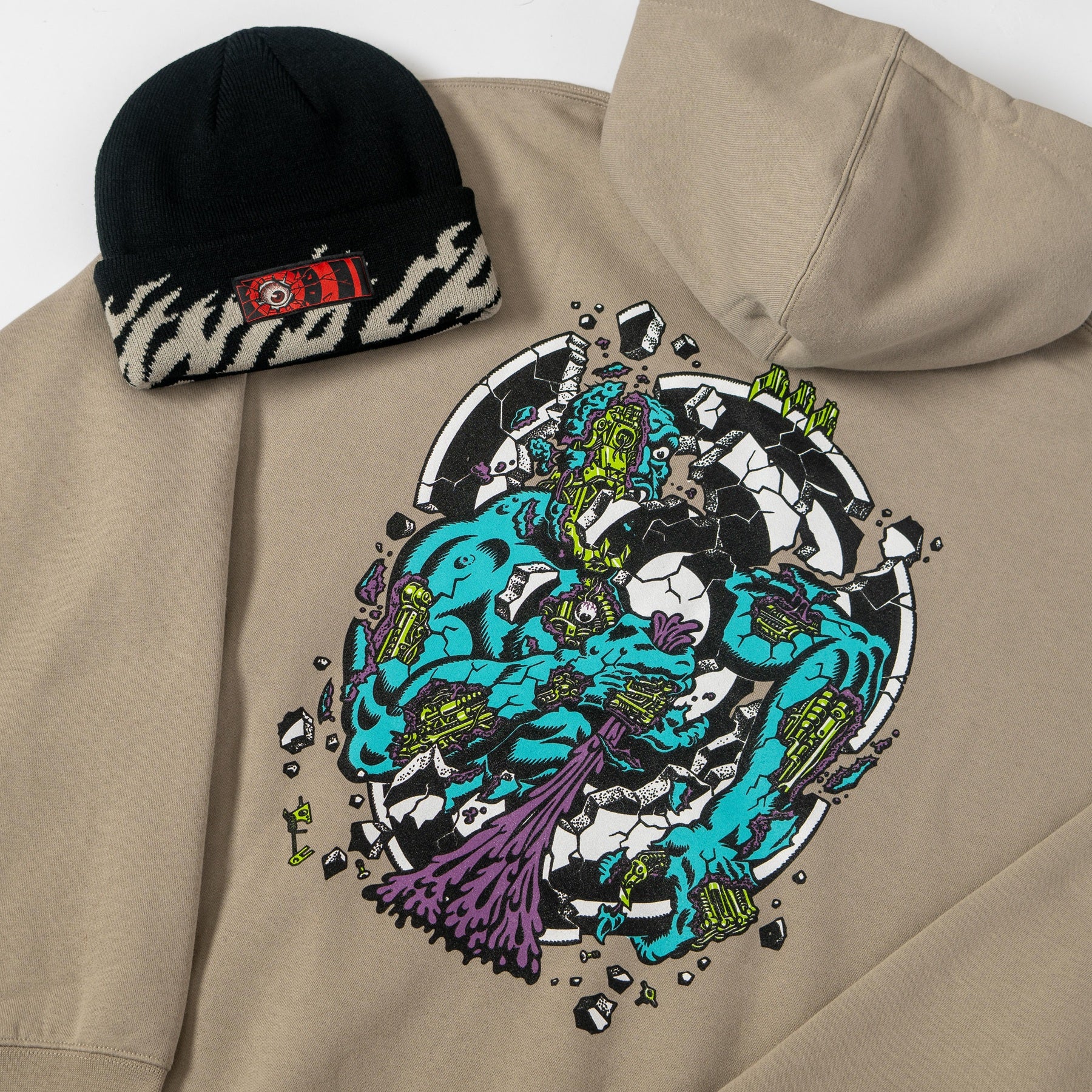 Roskopp Dissect Mens Santa Cruz Hoodie - Image 4