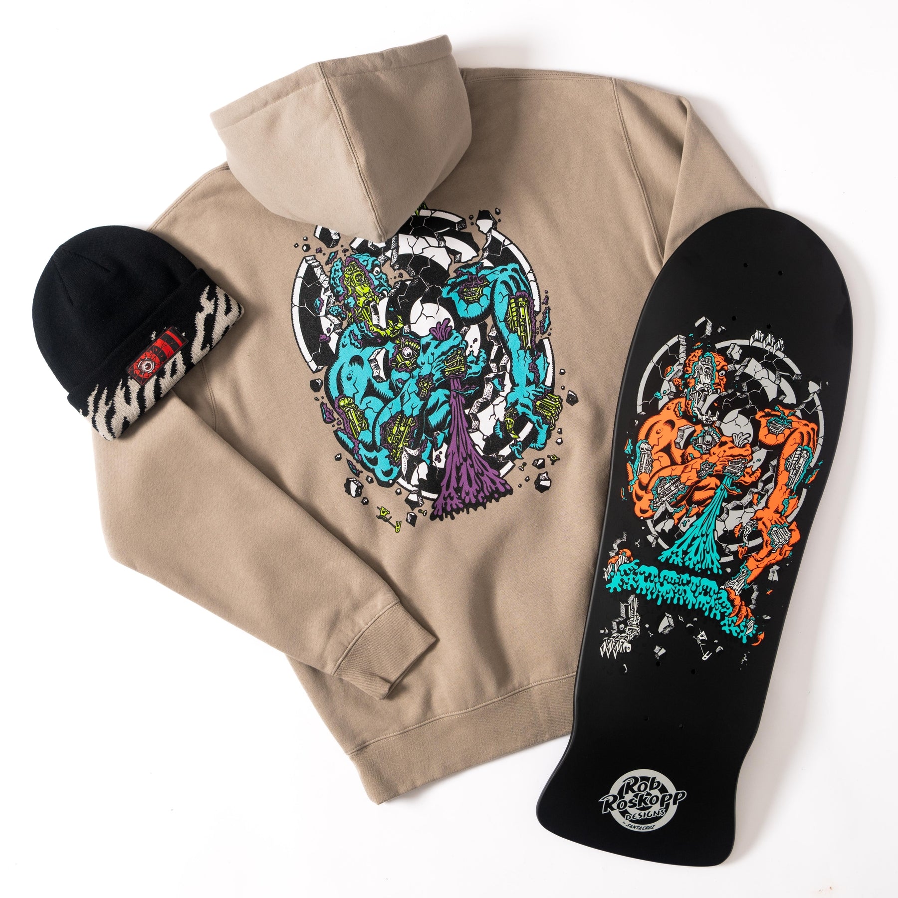 Roskopp Dissect Mens Santa Cruz Hoodie - Image 5