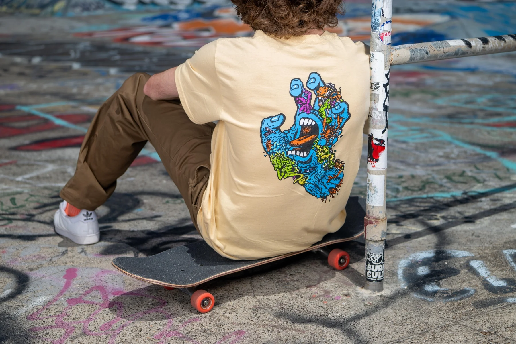 Roskopp Screaming Five Mens Santa Cruz T-Shirt - Image 5