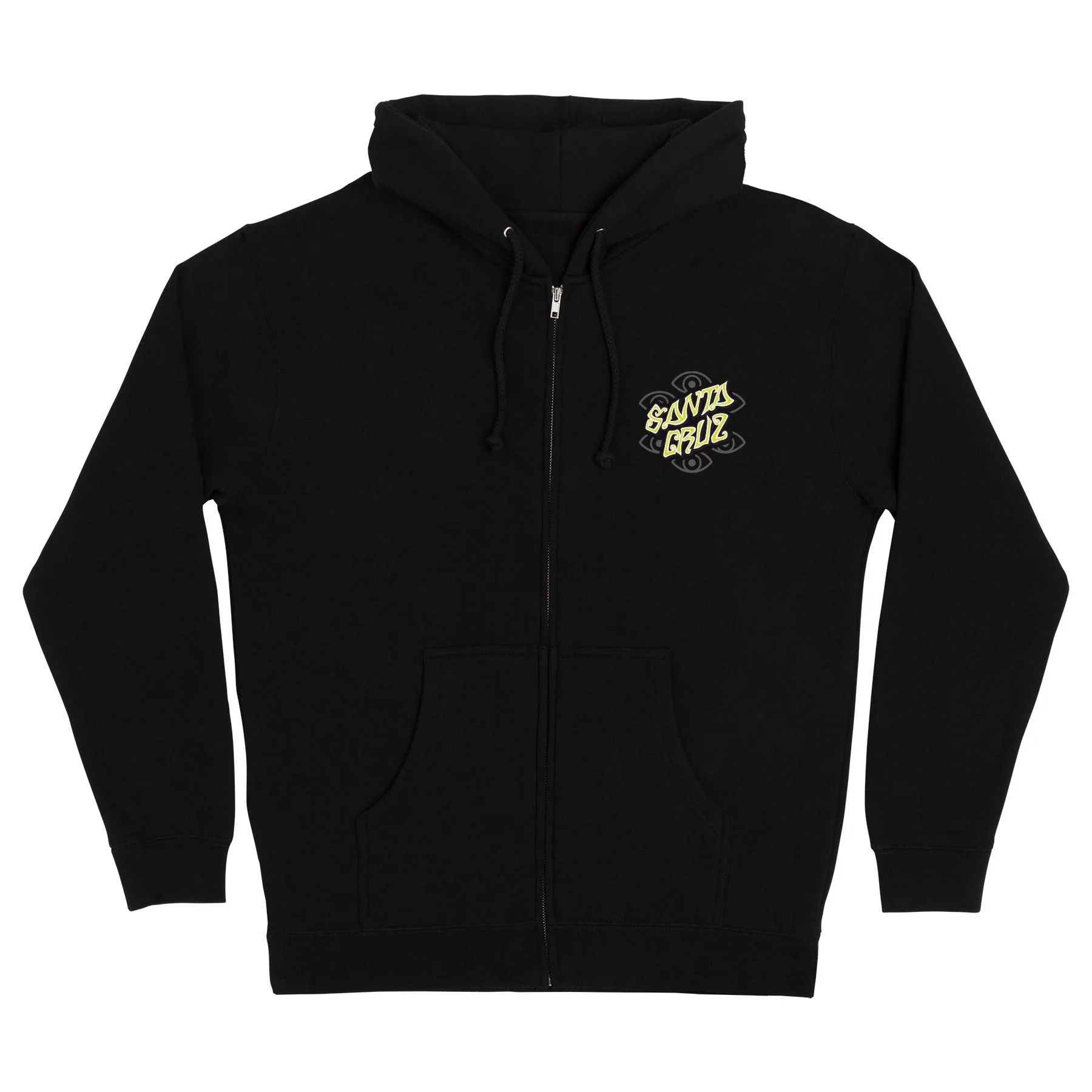 Salba Eyes Mens Santa Cruz Zip Hoodie