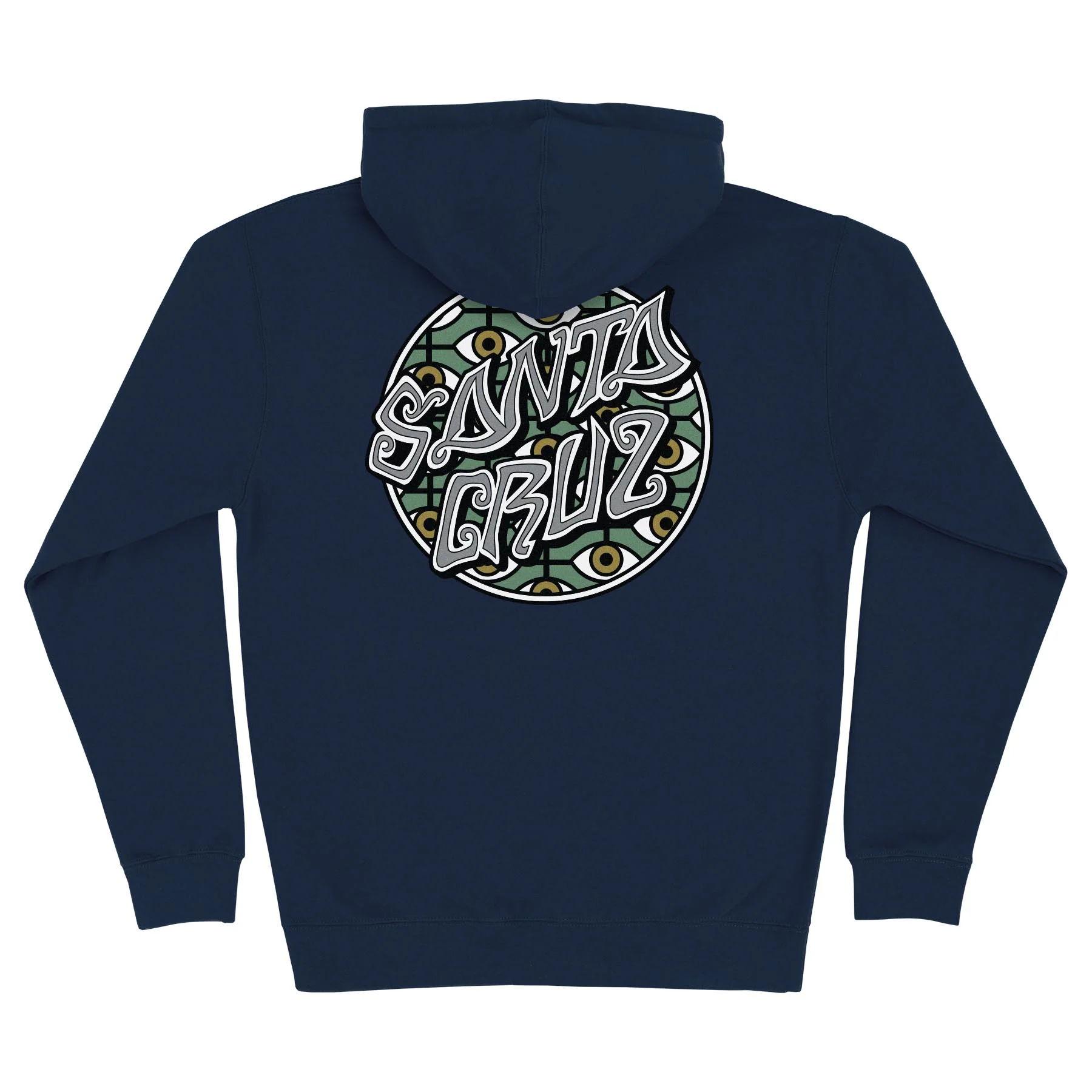Salba Eyes Mens Santa Cruz Zip Hoodie - Image 5