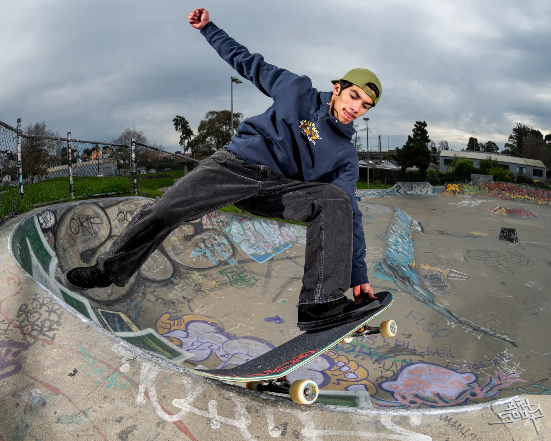 Salba Voodoo Pit Mens Santa Cruz Hoodie - Image 3