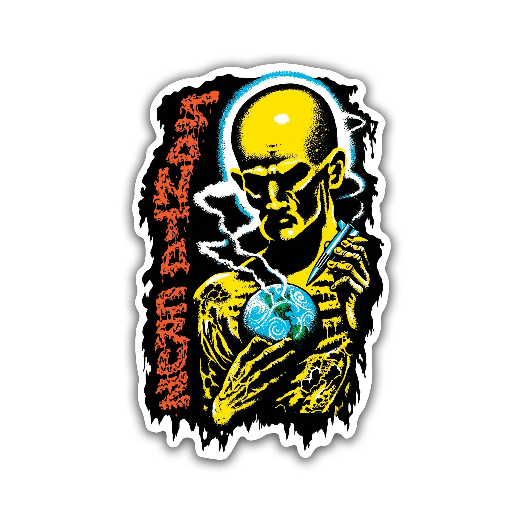 Kendall Atomic 6in Santa Cruz Stickers (25 Pack)