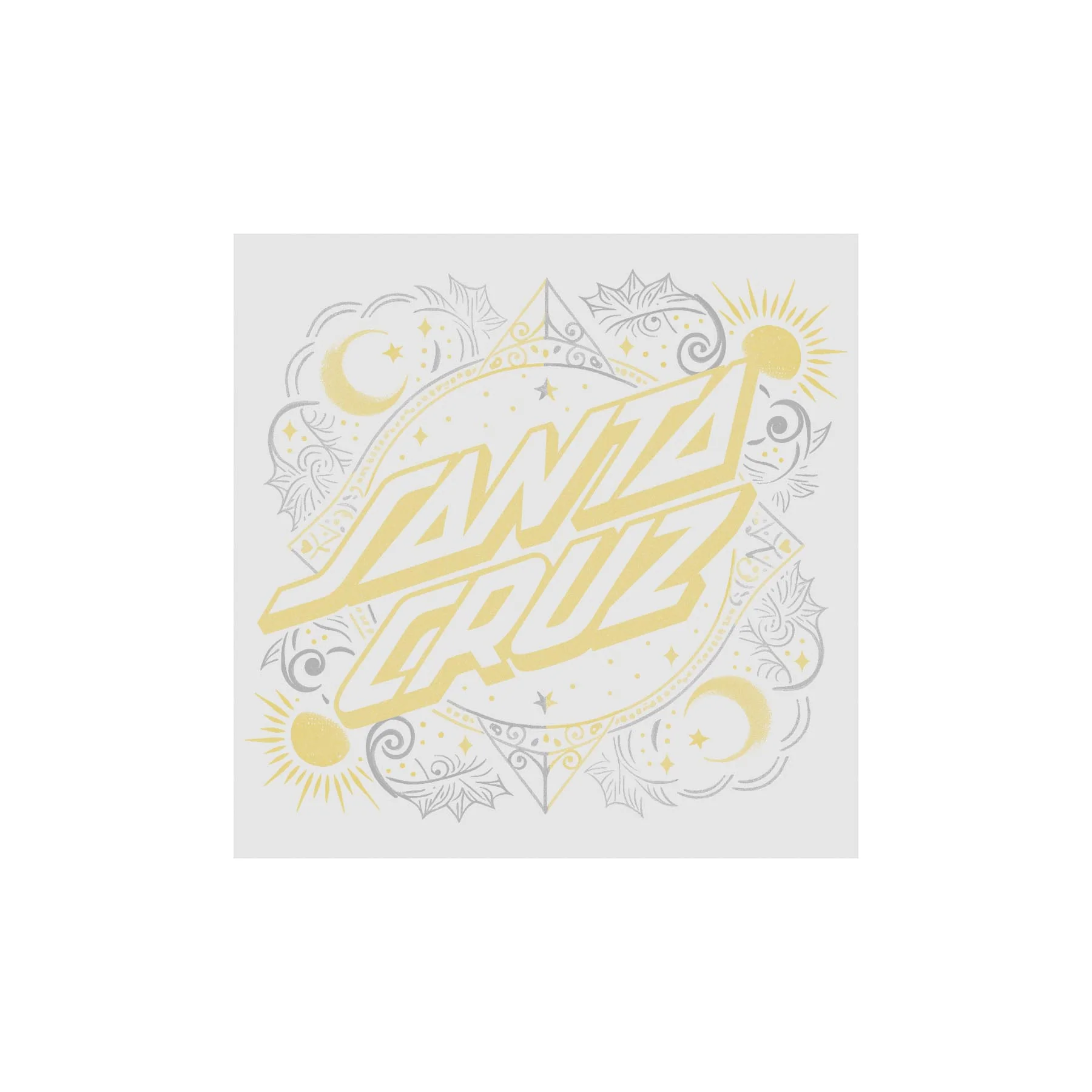 Ornate Dot 3.5in Santa Cruz Stickers (25 Pack)