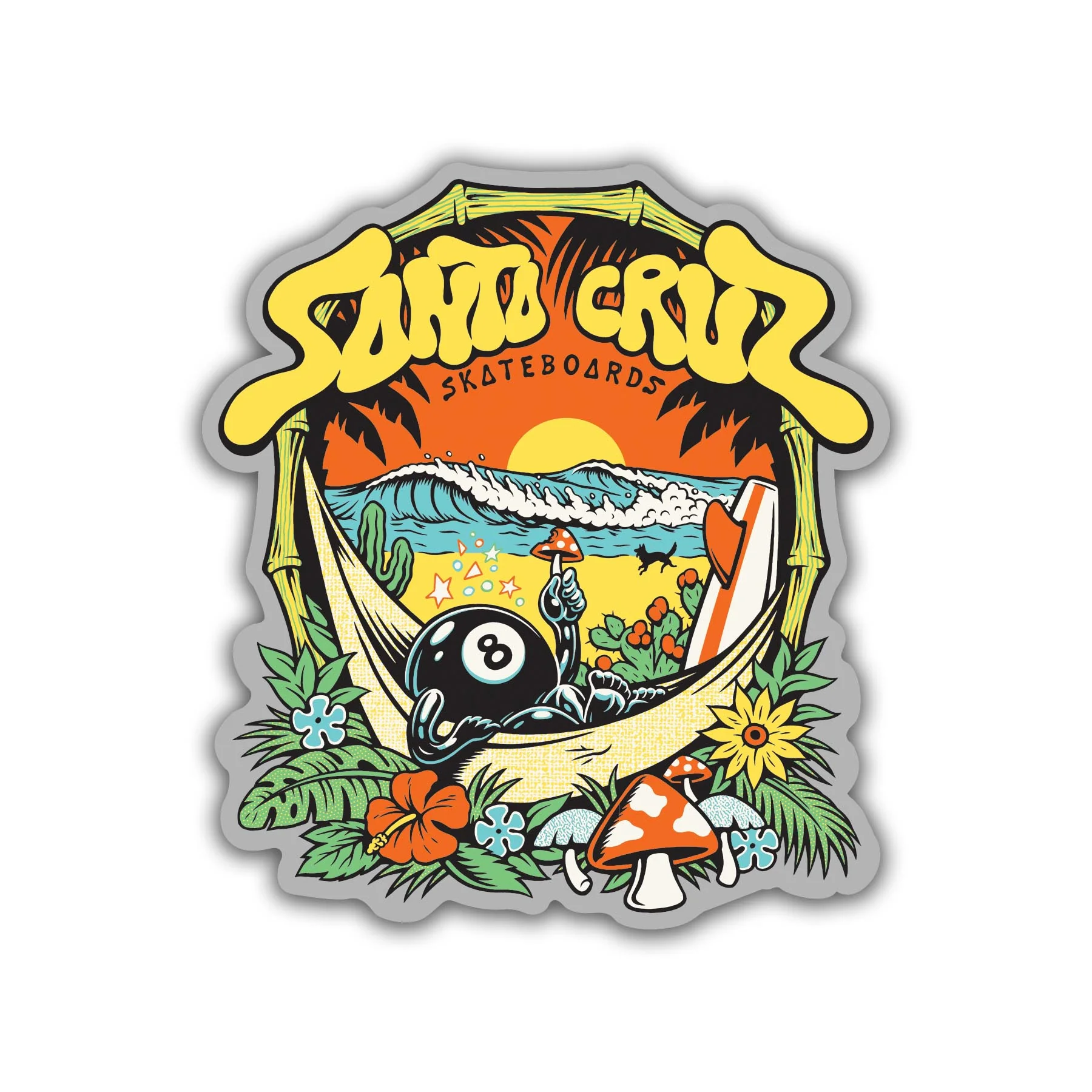 Winkowski 8Baller Trip 5in Santa Cruz Stickers (25 Pack)