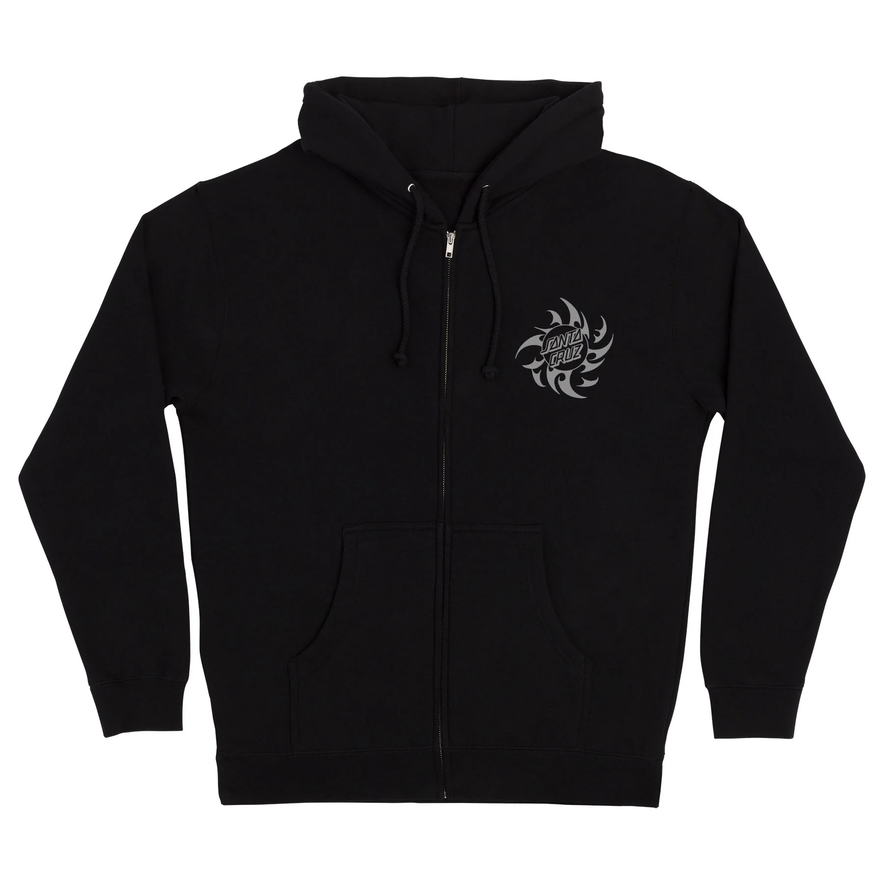 Scourge Hand Mens Santa Cruz Zip Hoodie