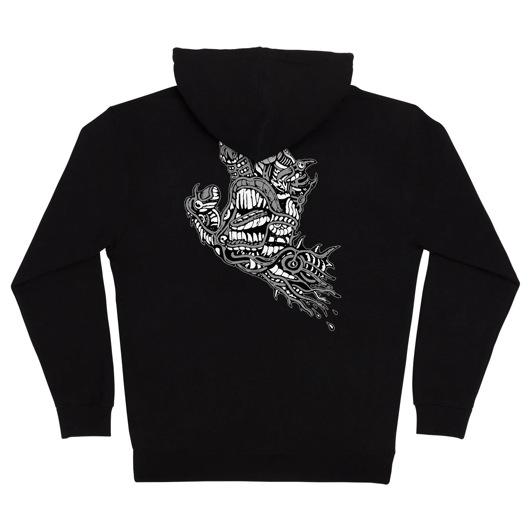 Scourge Hand Mens Santa Cruz Zip Hoodie - Image 2