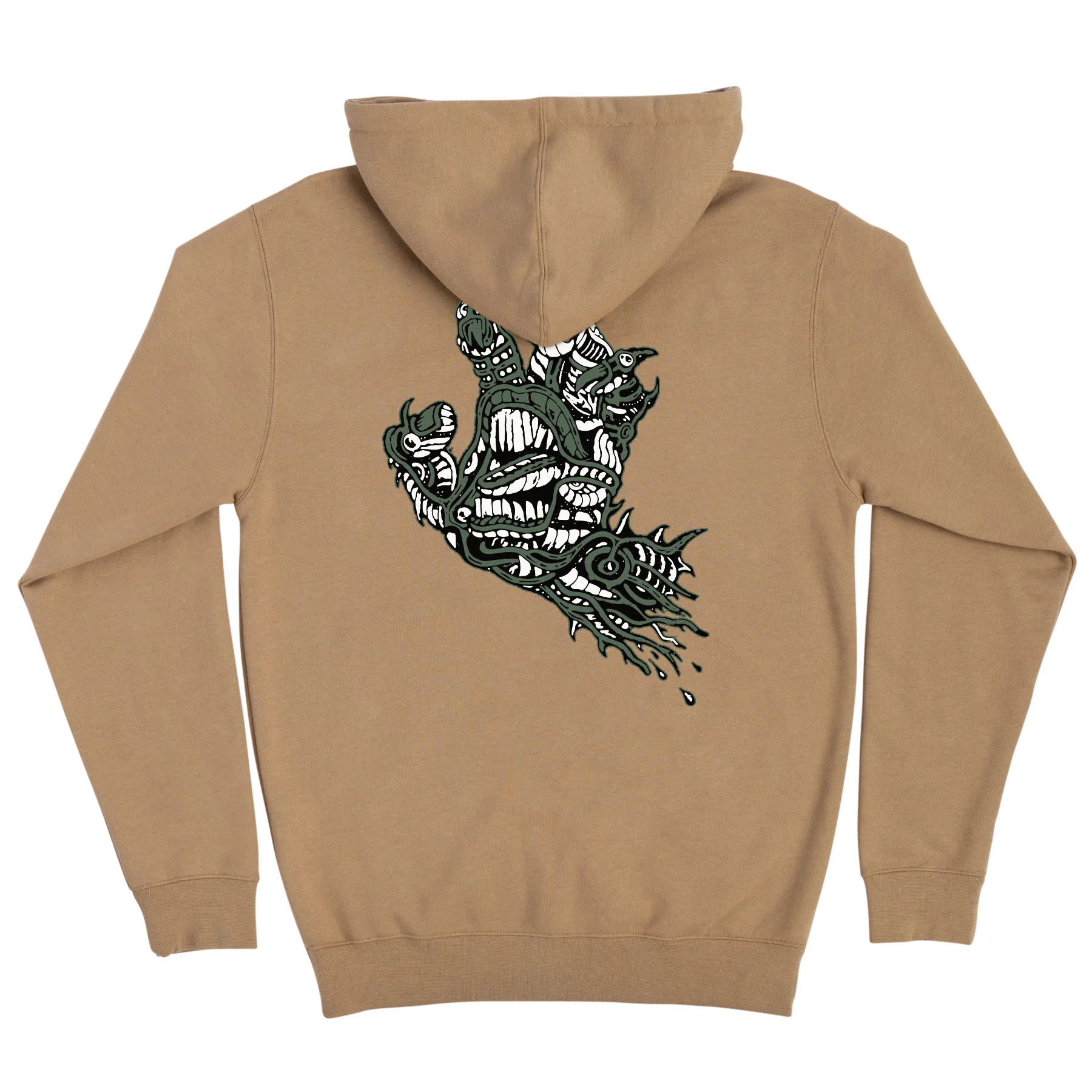 Scourge Hand Mens Santa Cruz Zip Hoodie - Image 4