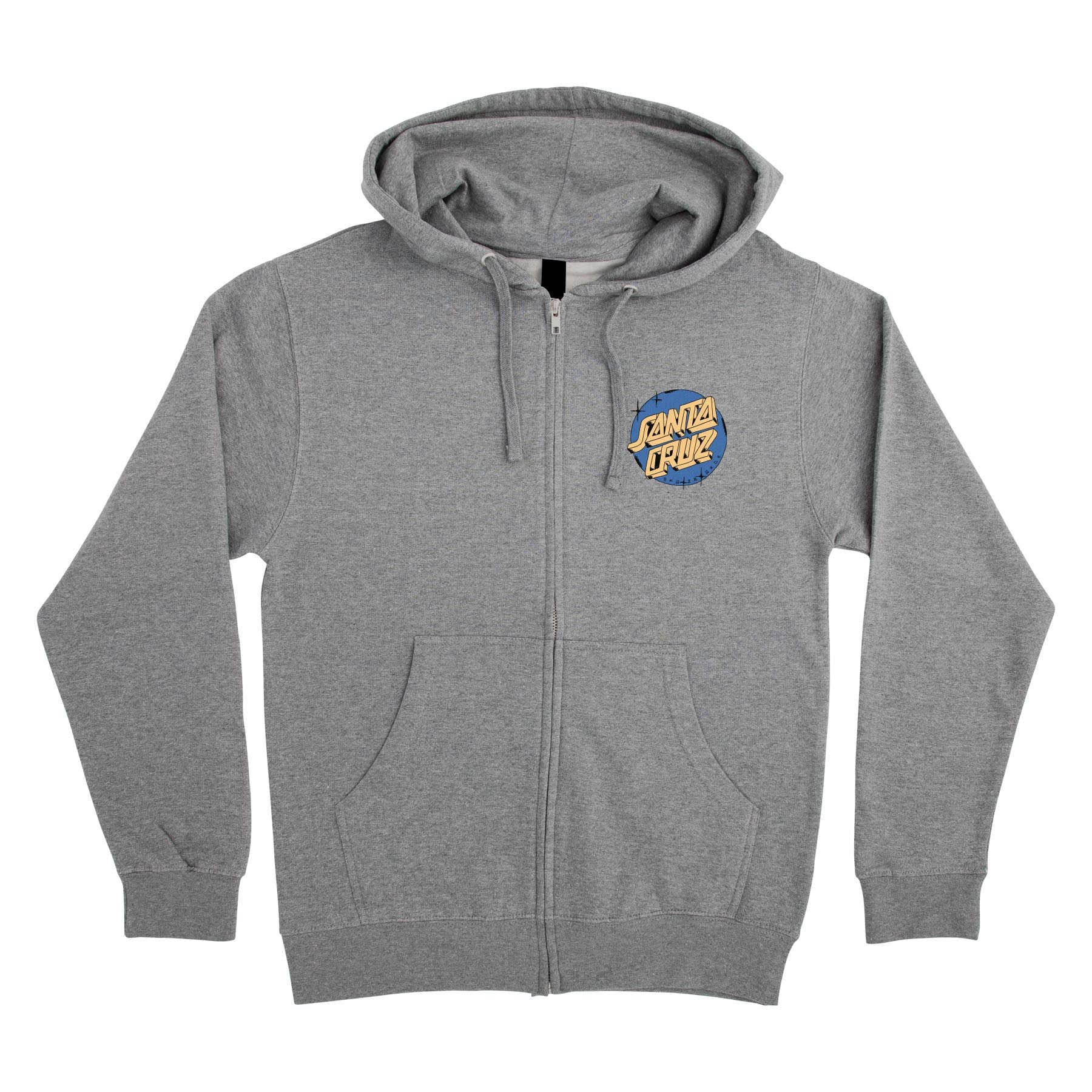 Scrawl Dot Womens Santa Cruz Zip Hoodie - Image 3