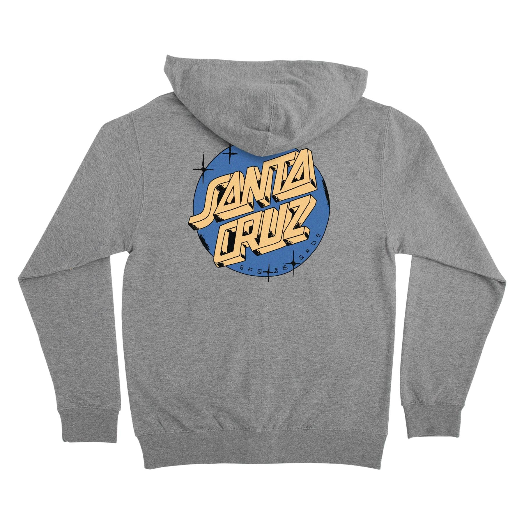 Scrawl Dot Womens Santa Cruz Zip Hoodie - Image 4