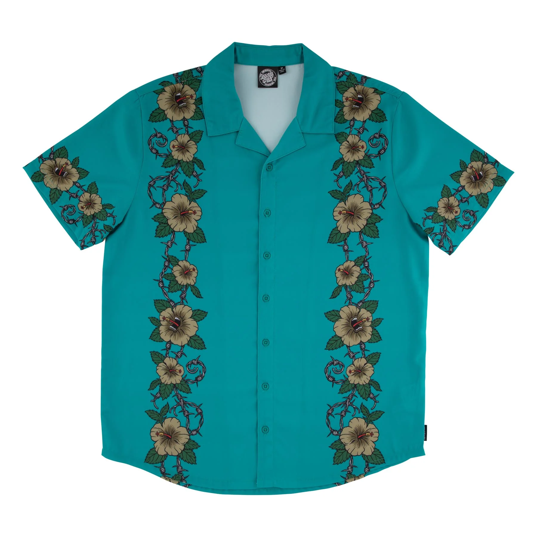 Screaming Cabana Pattern Santa Cruz Mens Shirt - Image 4