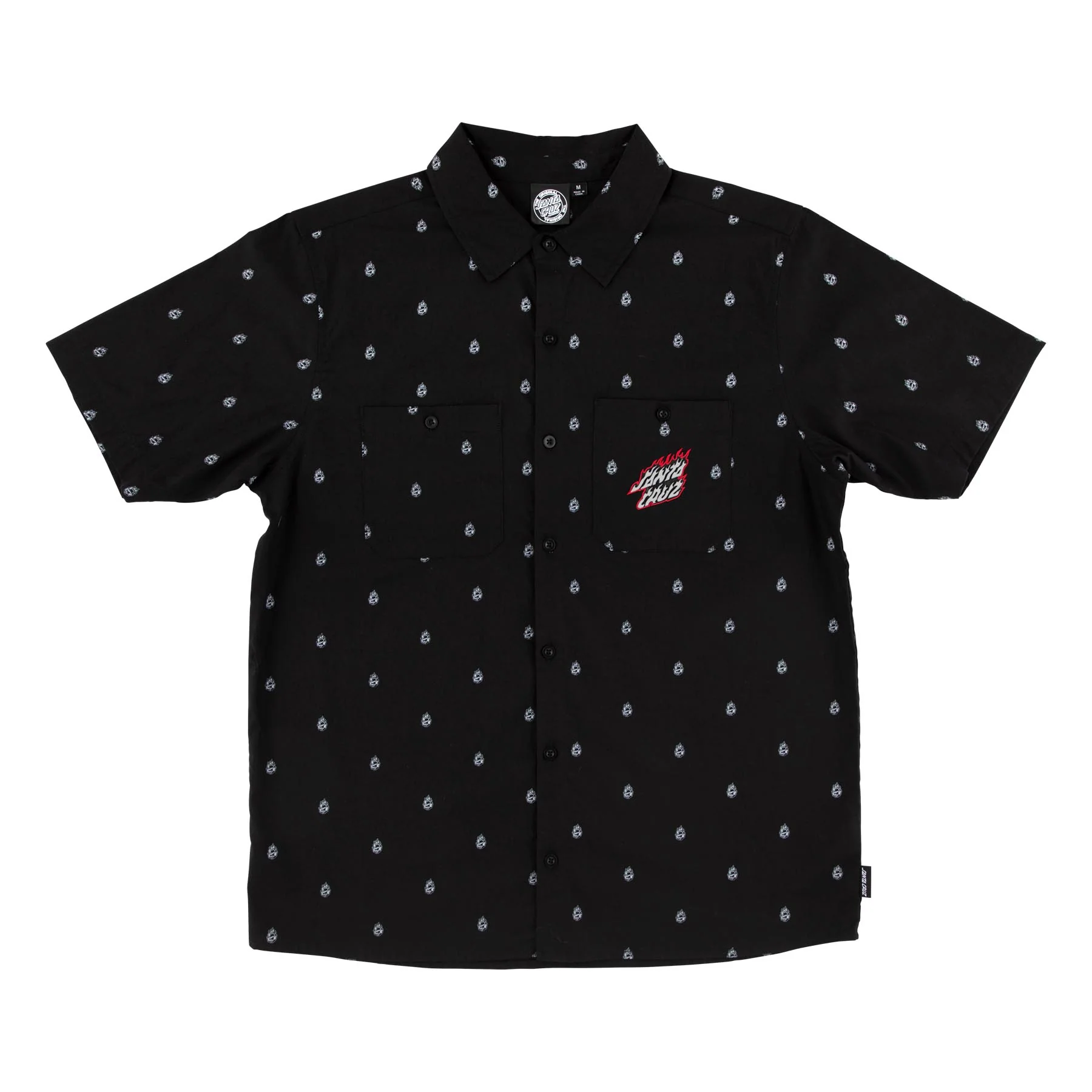Screaming Fire Mens Santa Cruz Button Up Shirt