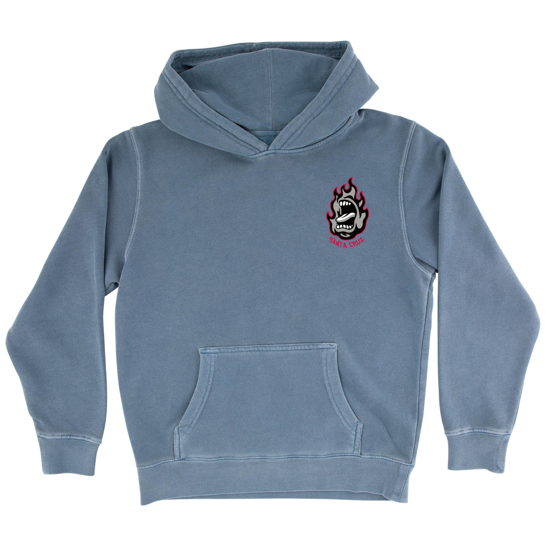 Screaming Fire Oval Santa Cruz Youth Hoodie - Image 2