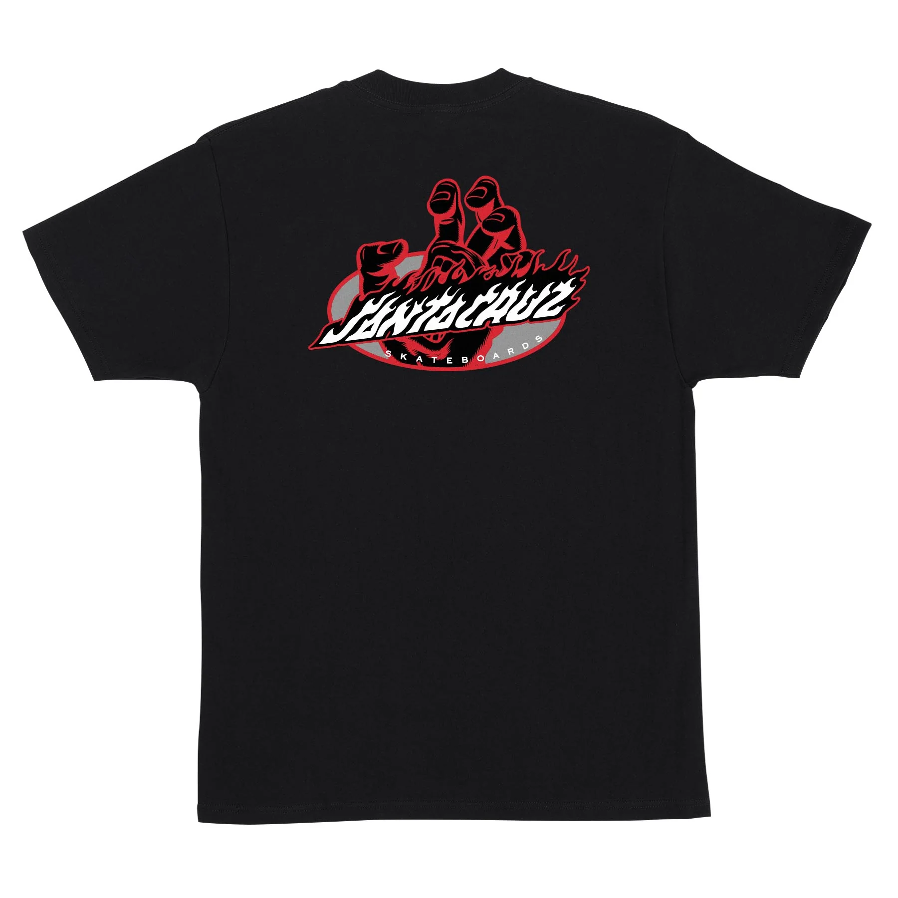 Screaming Fire Oval Mens Santa Cruz T-Shirt - Image 2