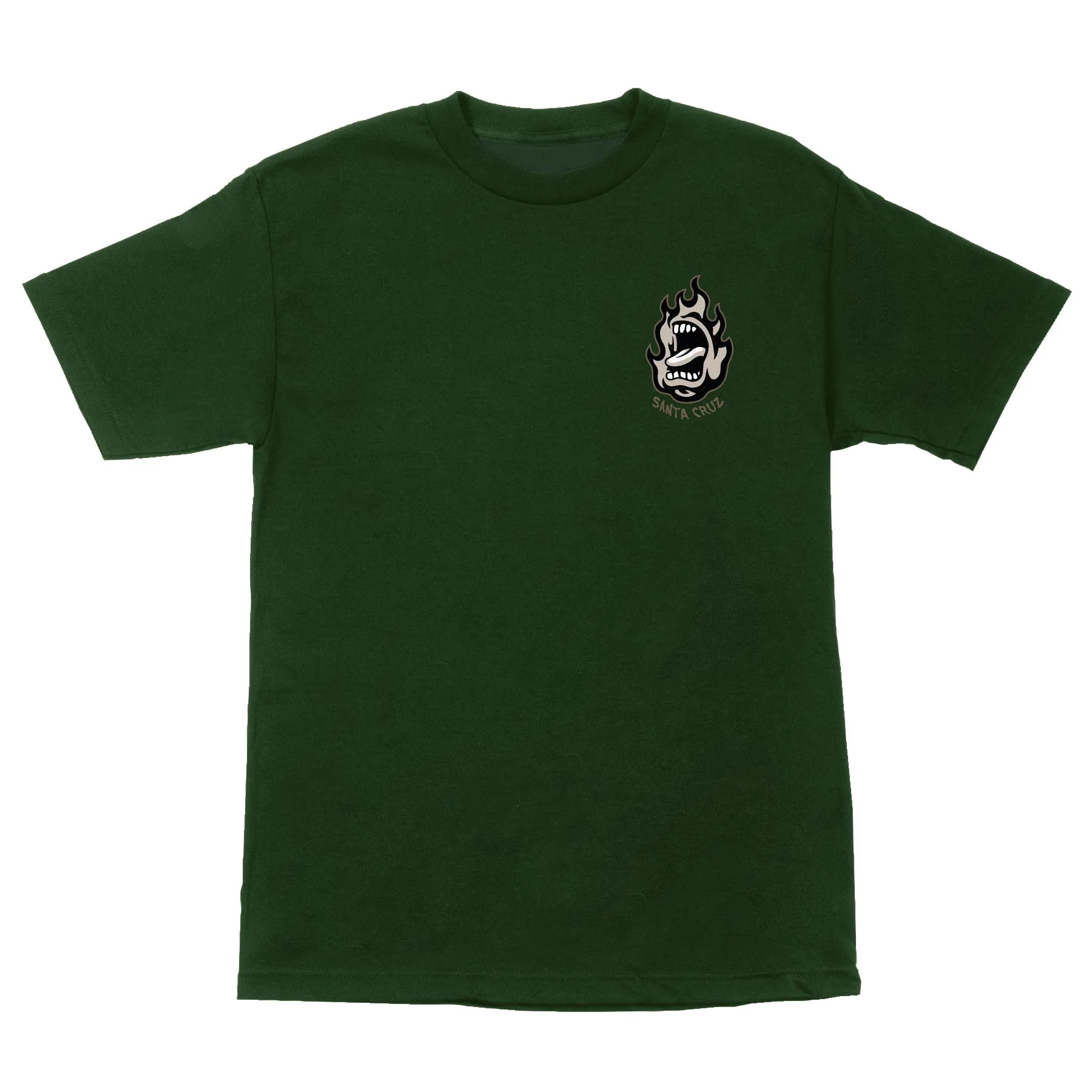 Screaming Fire Oval Mens Santa Cruz T-Shirt - Image 3
