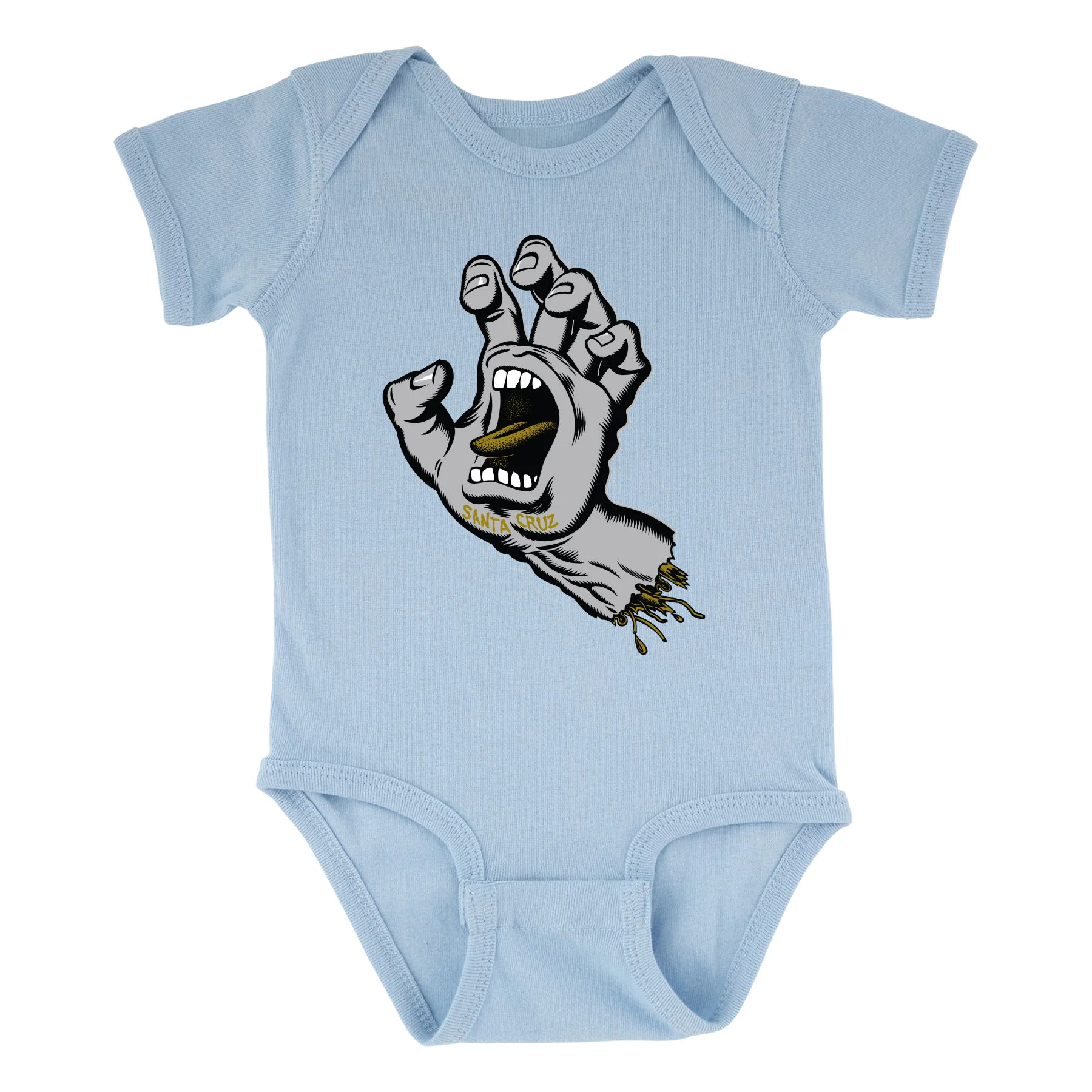 Screaming Hand Santa Cruz Baby One Piece Bodysuit - Image 4