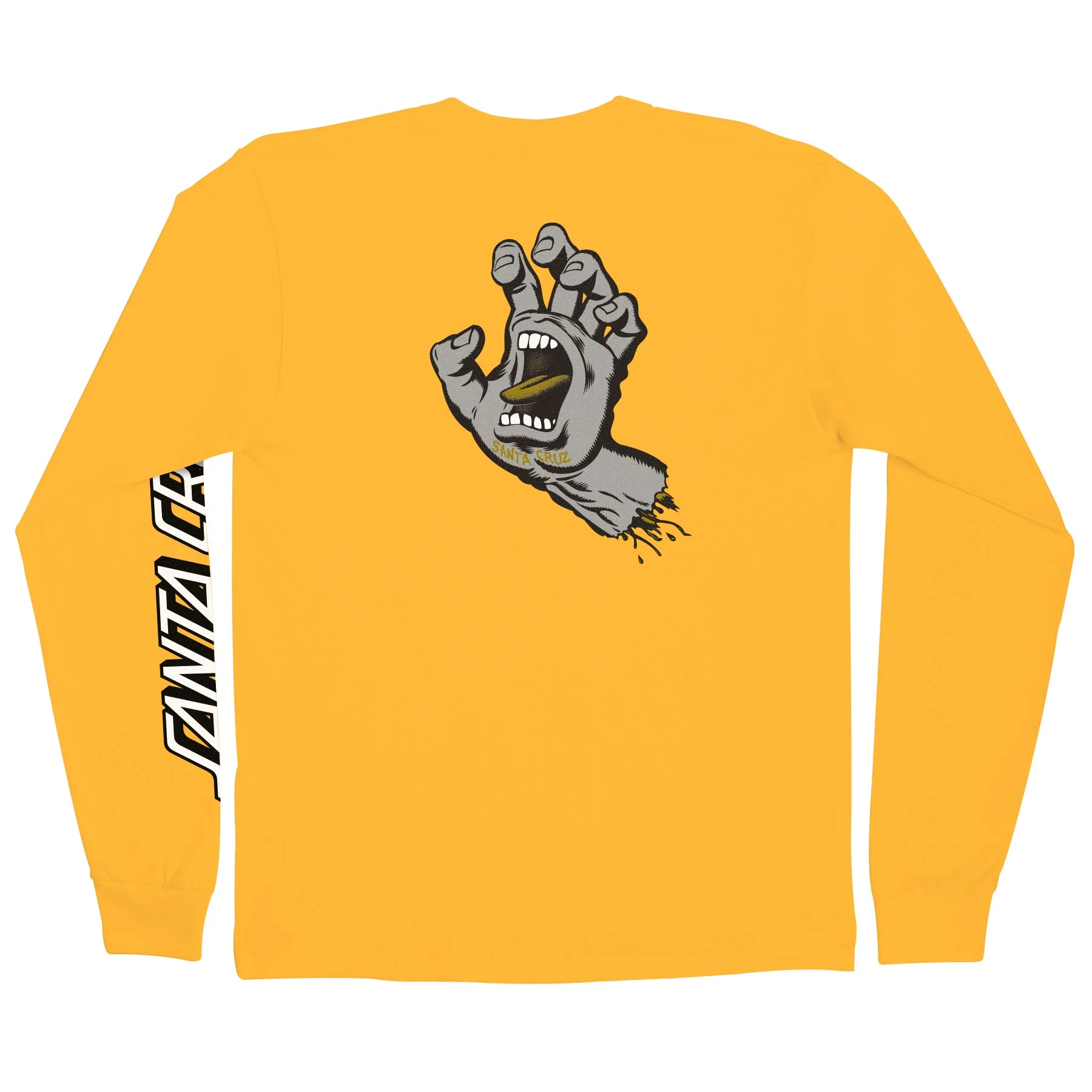 Screaming Hand Mens Santa Cruz Longsleeve T-Shirt - Image 11
