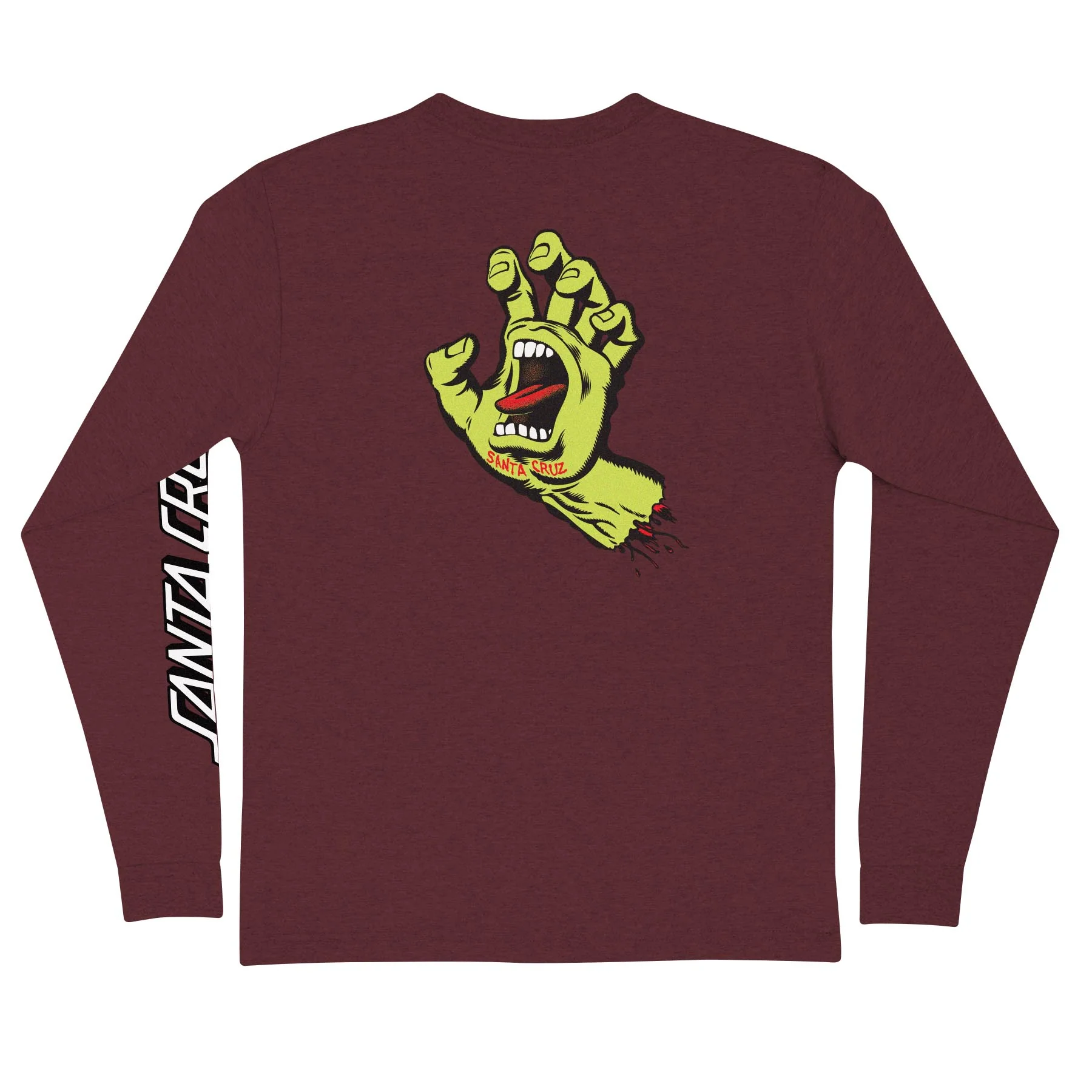 Screaming Hand Mens Santa Cruz Longsleeve T-Shirt - Image 18