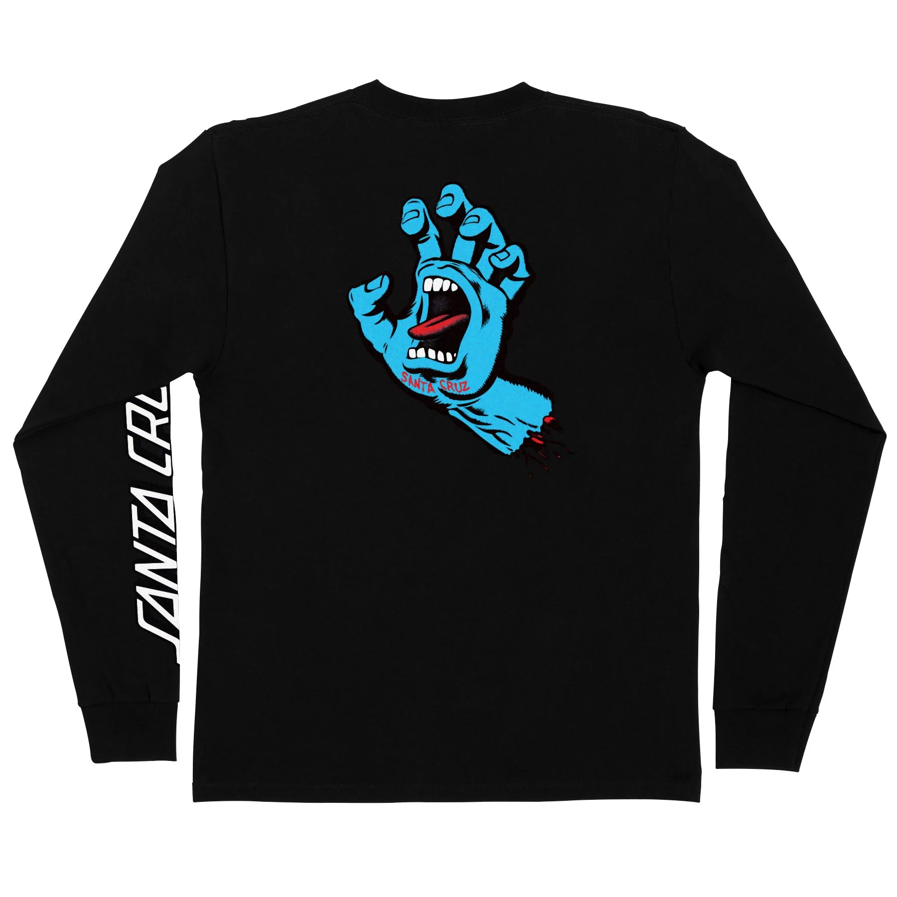 Screaming Hand Mens Santa Cruz Longsleeve T-Shirt - Image 3