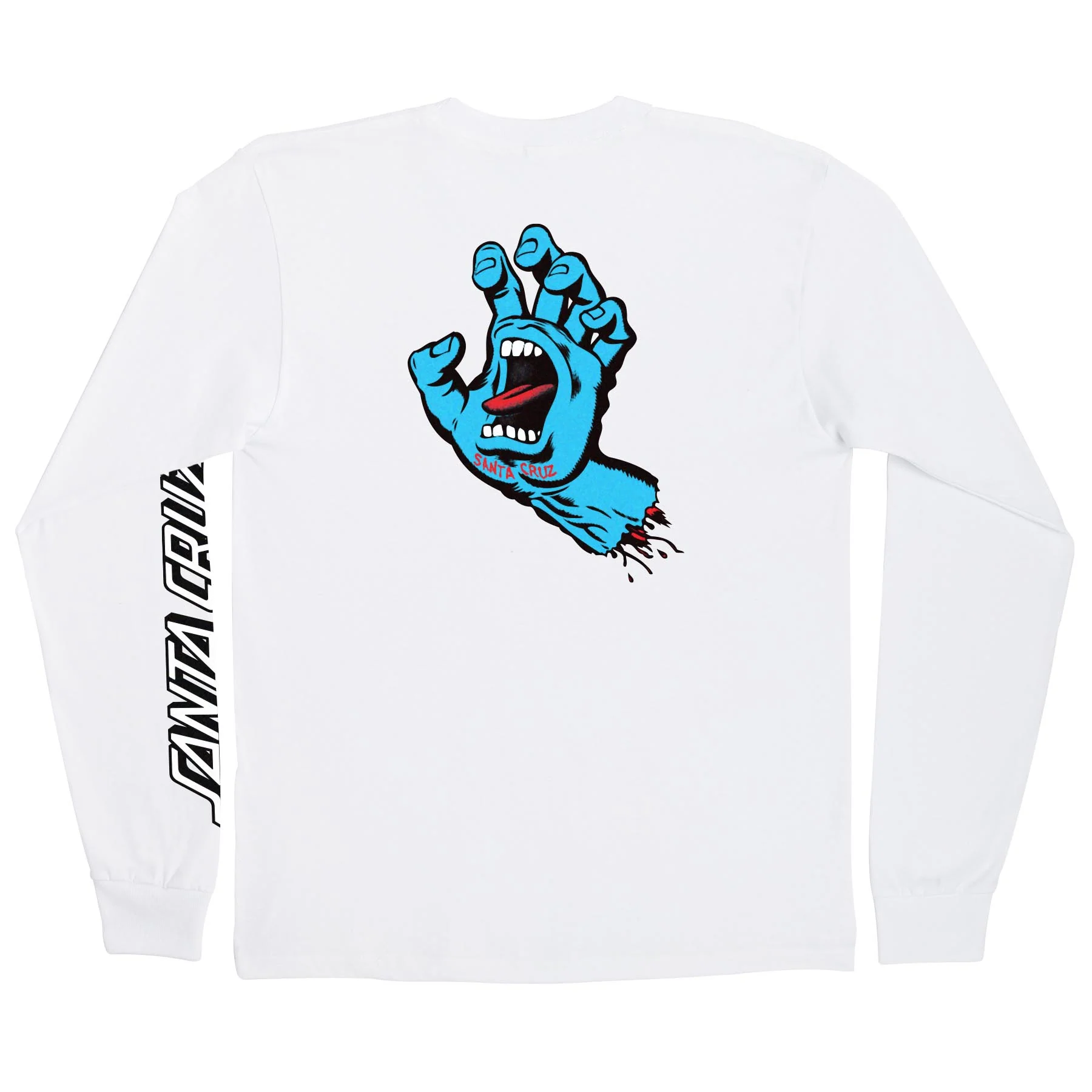 Screaming Hand Mens Santa Cruz Longsleeve T-Shirt - Image 9