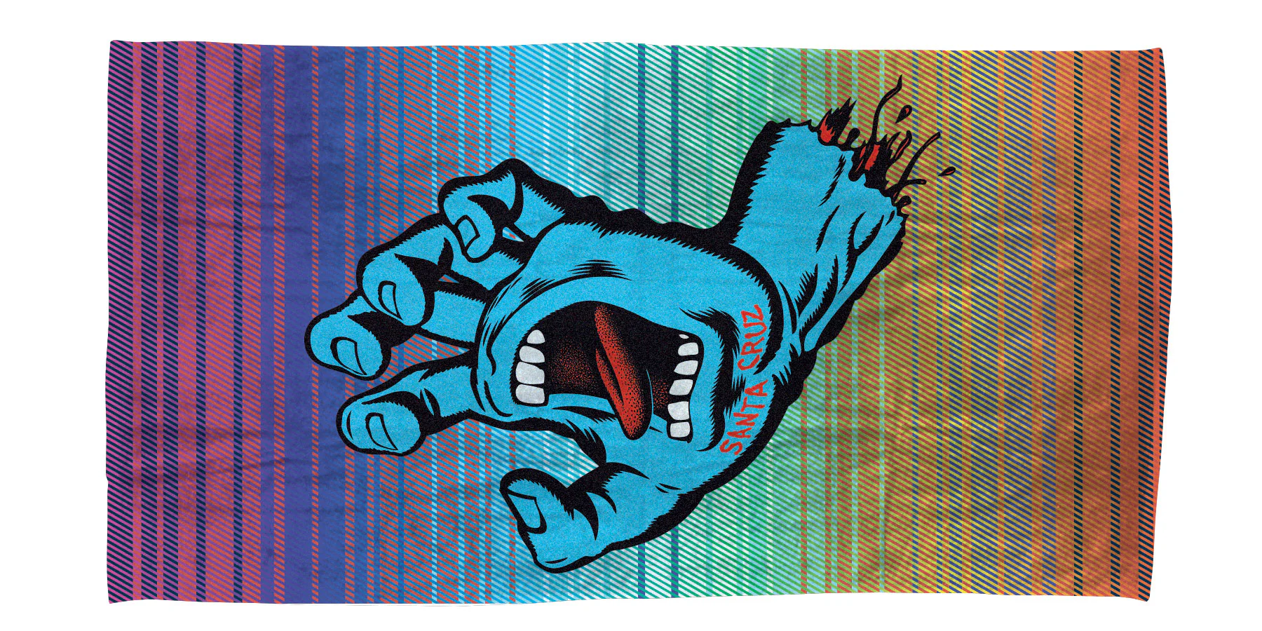 Screaming Hand Santa Cruz Towel - Image 4