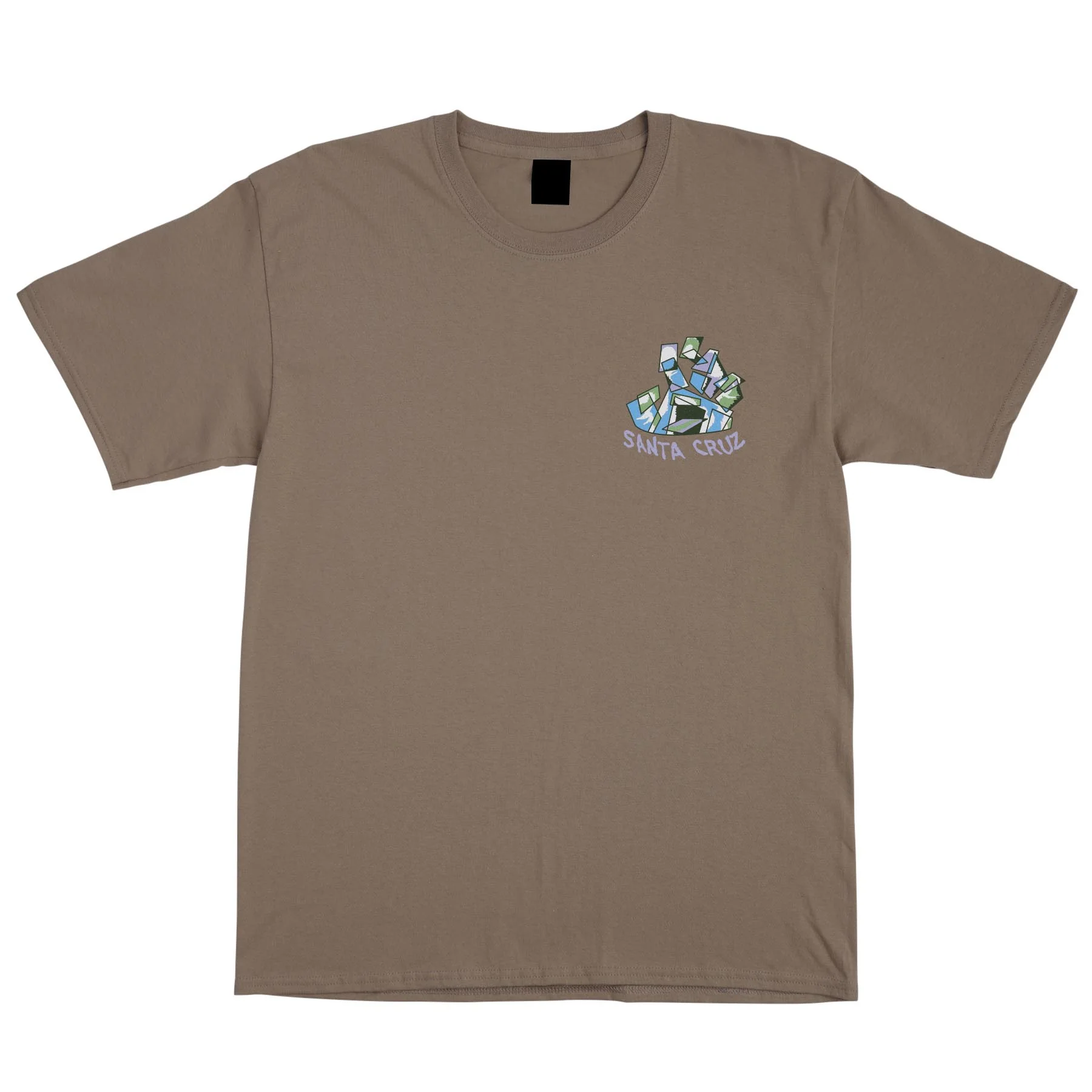 Screaming Scratched Hand Mens Santa Cruz T-Shirt