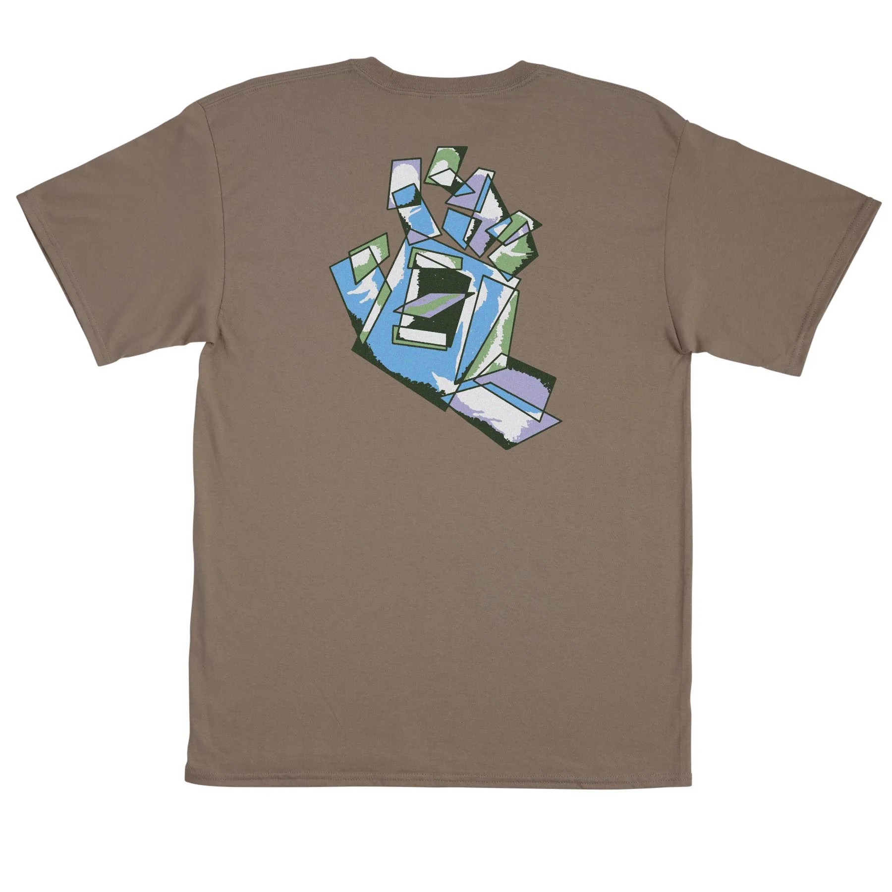 Screaming Scratched Hand Mens Santa Cruz T-Shirt - Image 4