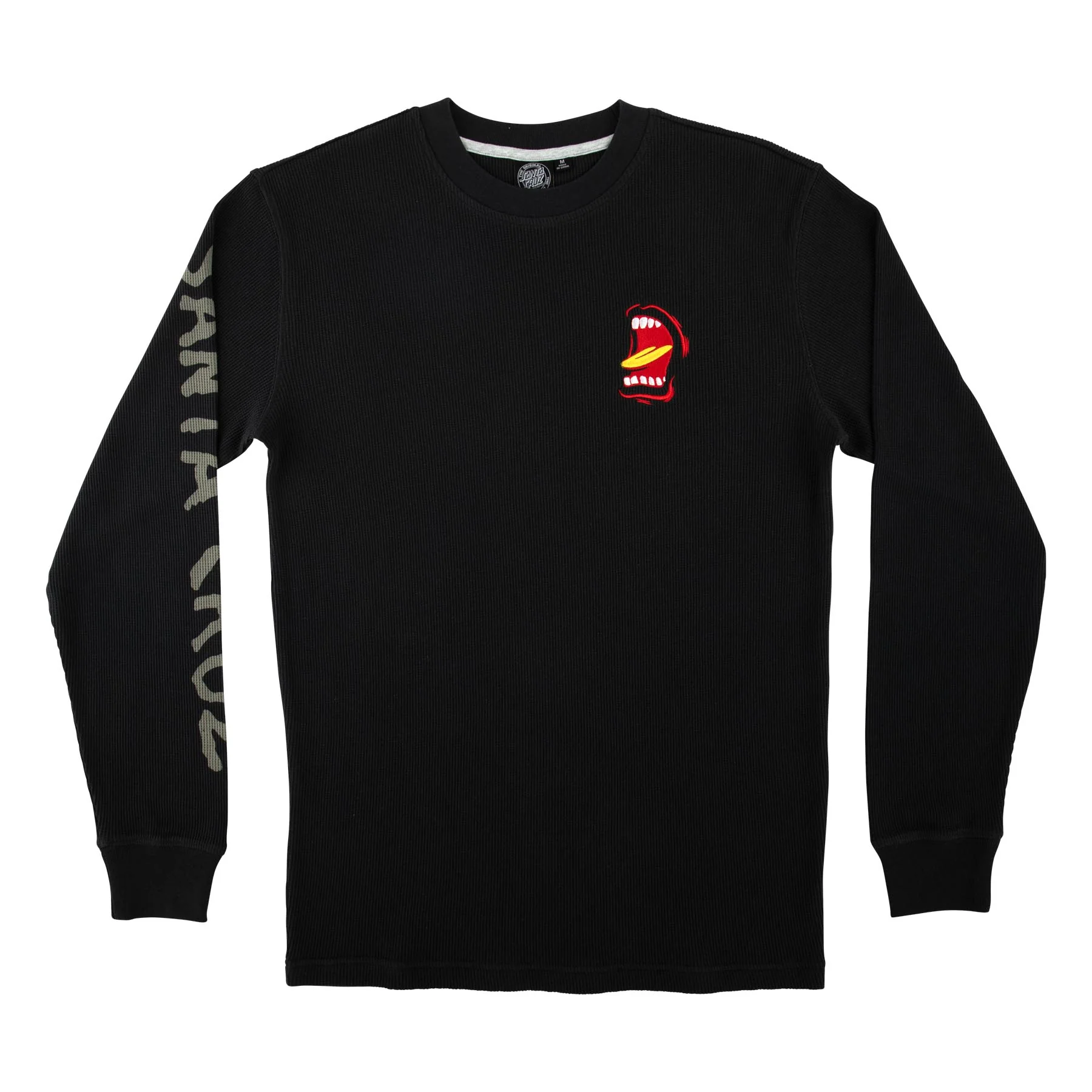 Screaming Waffle Thermal Mens Santa Cruz Longsleeve T-Shirt