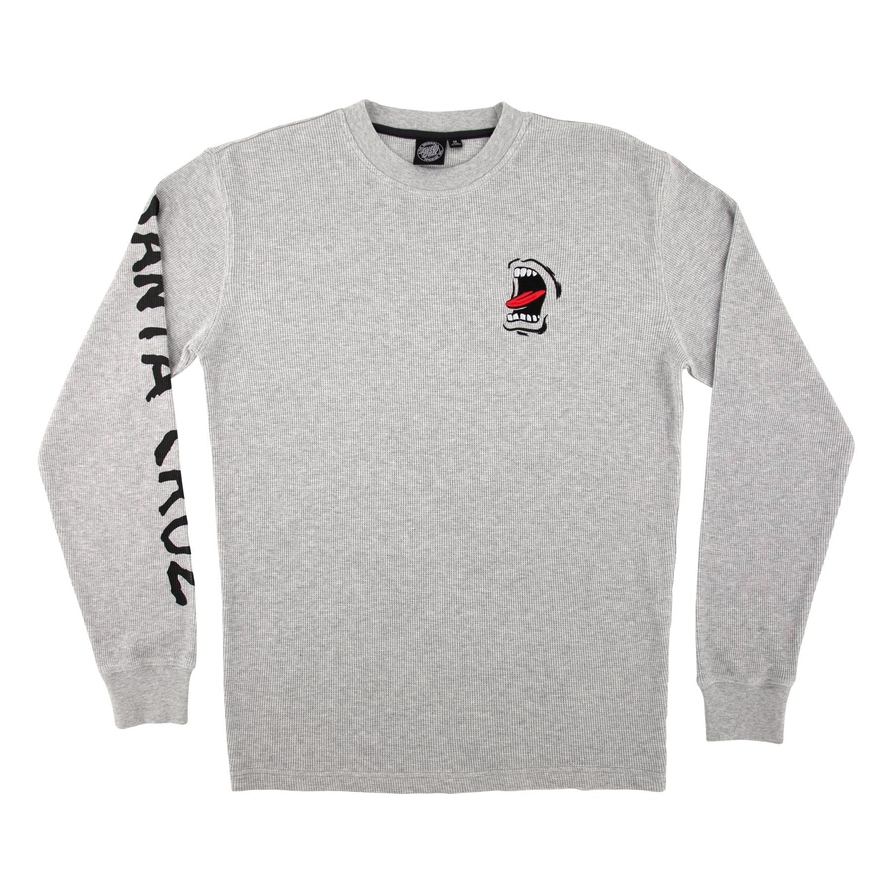 Screaming Waffle Thermal Mens Santa Cruz Longsleeve T-Shirt - Image 4
