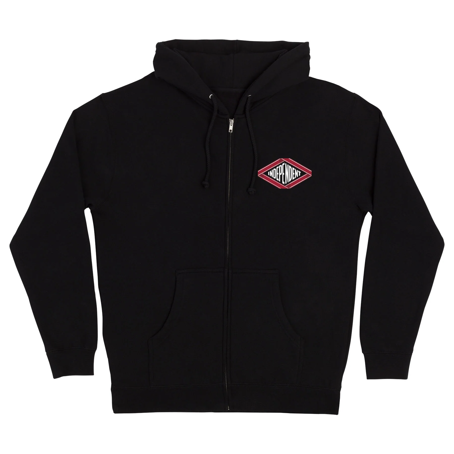 Scroll 2 Zip Mens Independent Hoodie