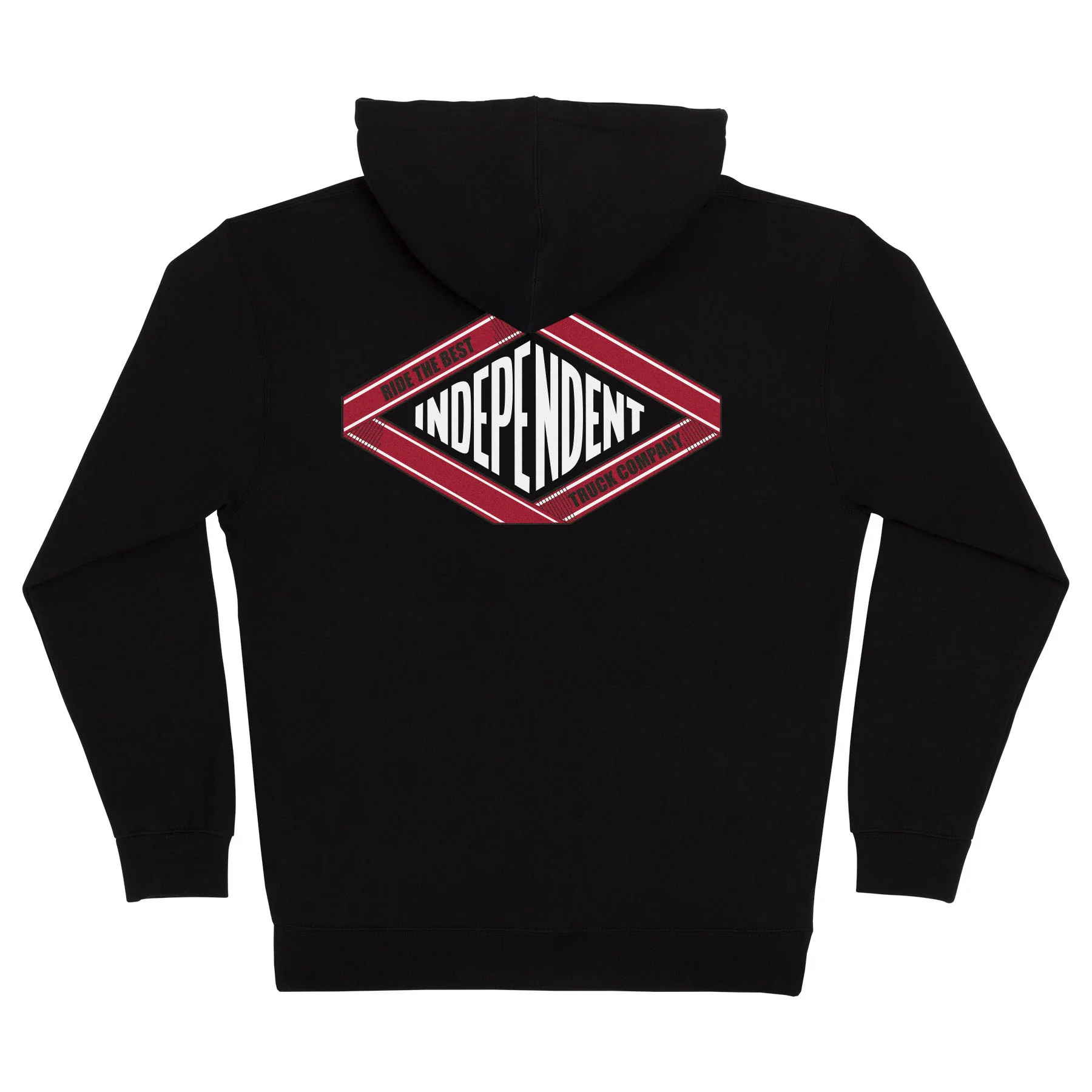 Scroll 2 Zip Mens Independent Hoodie - Image 2