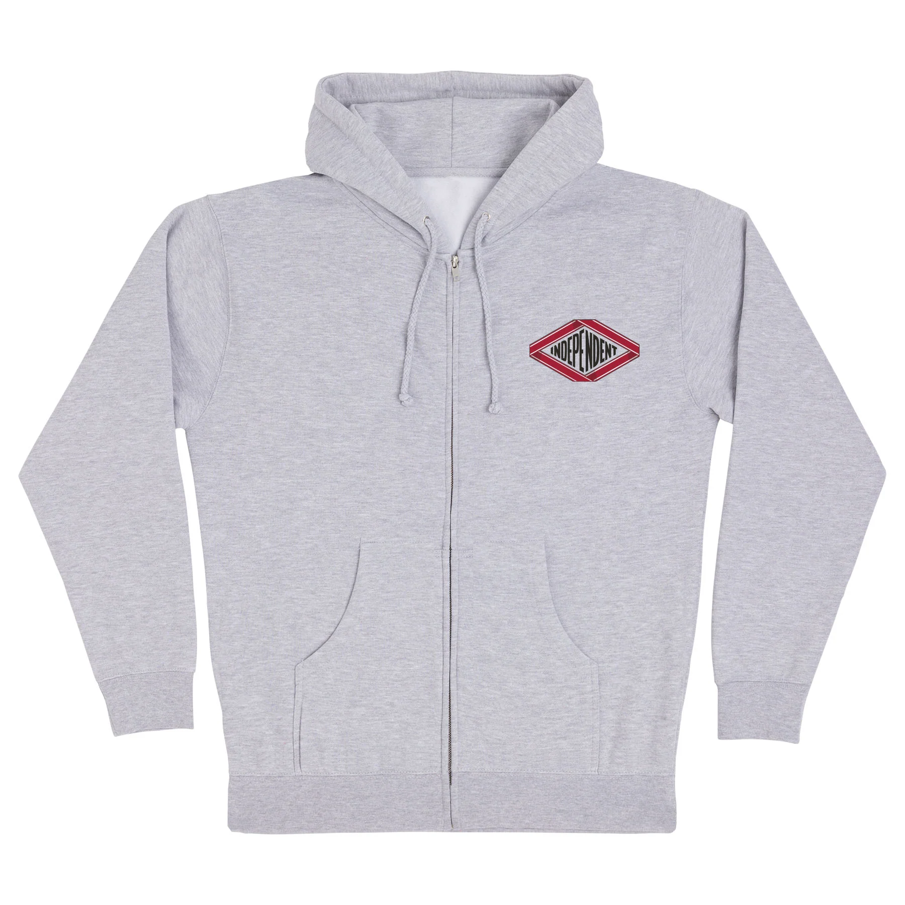 Scroll 2 Zip Mens Independent Hoodie - Image 3
