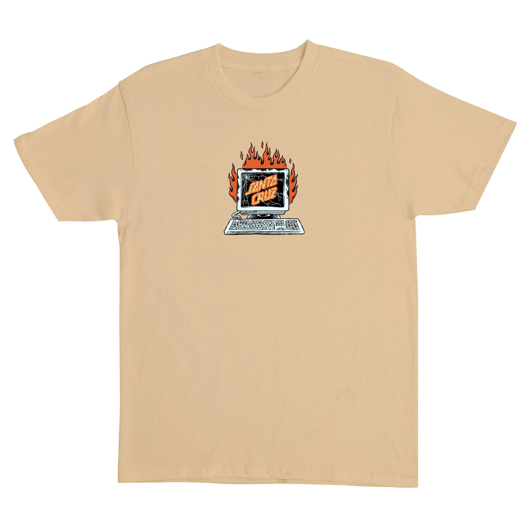 Self Destruct Mens Santa Cruz T-Shirt - Image 3