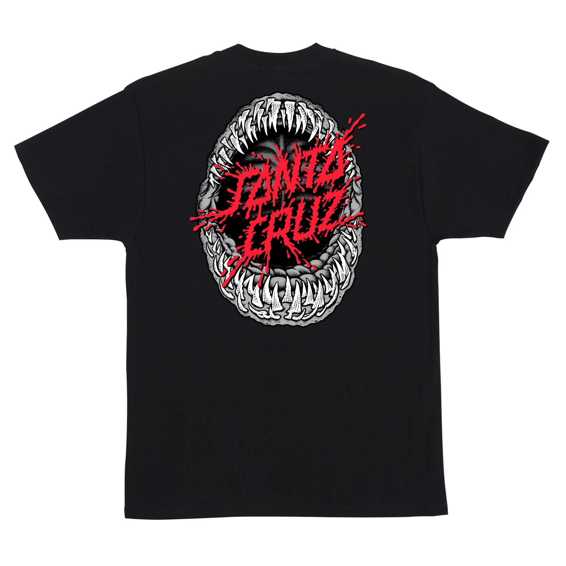Shark Jaw Mens Santa Cruz T-Shirt - Image 2